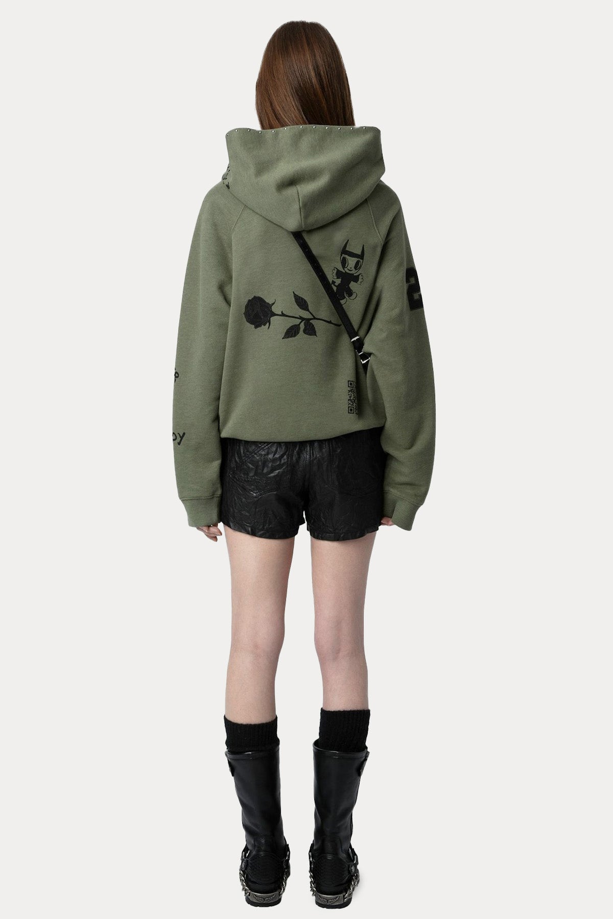 Zadig & Voltaire Trok Logolu Kapüşonlu Sweatshirt