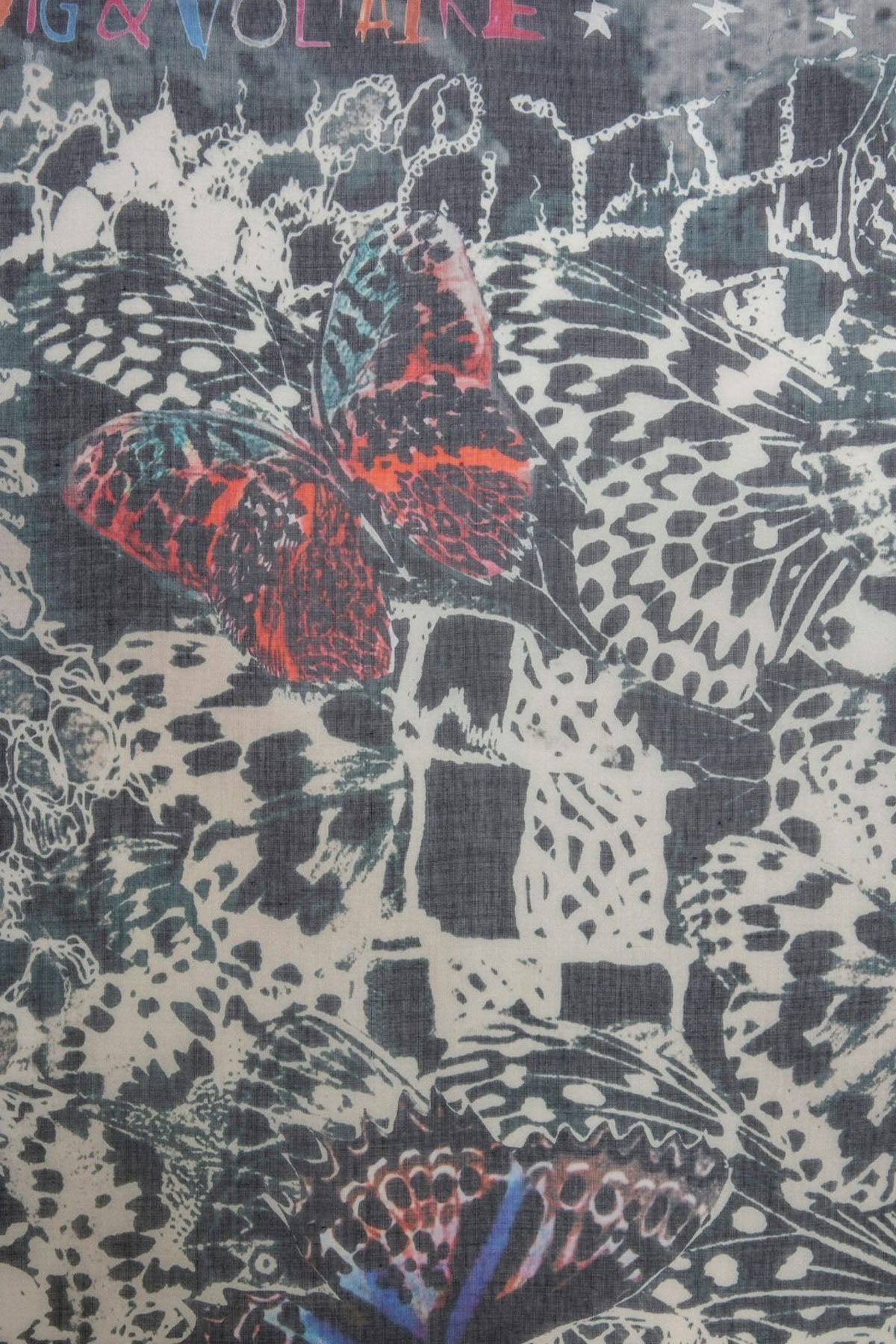 Zadig & Voltaire Logolu Modal Kumaş Şal