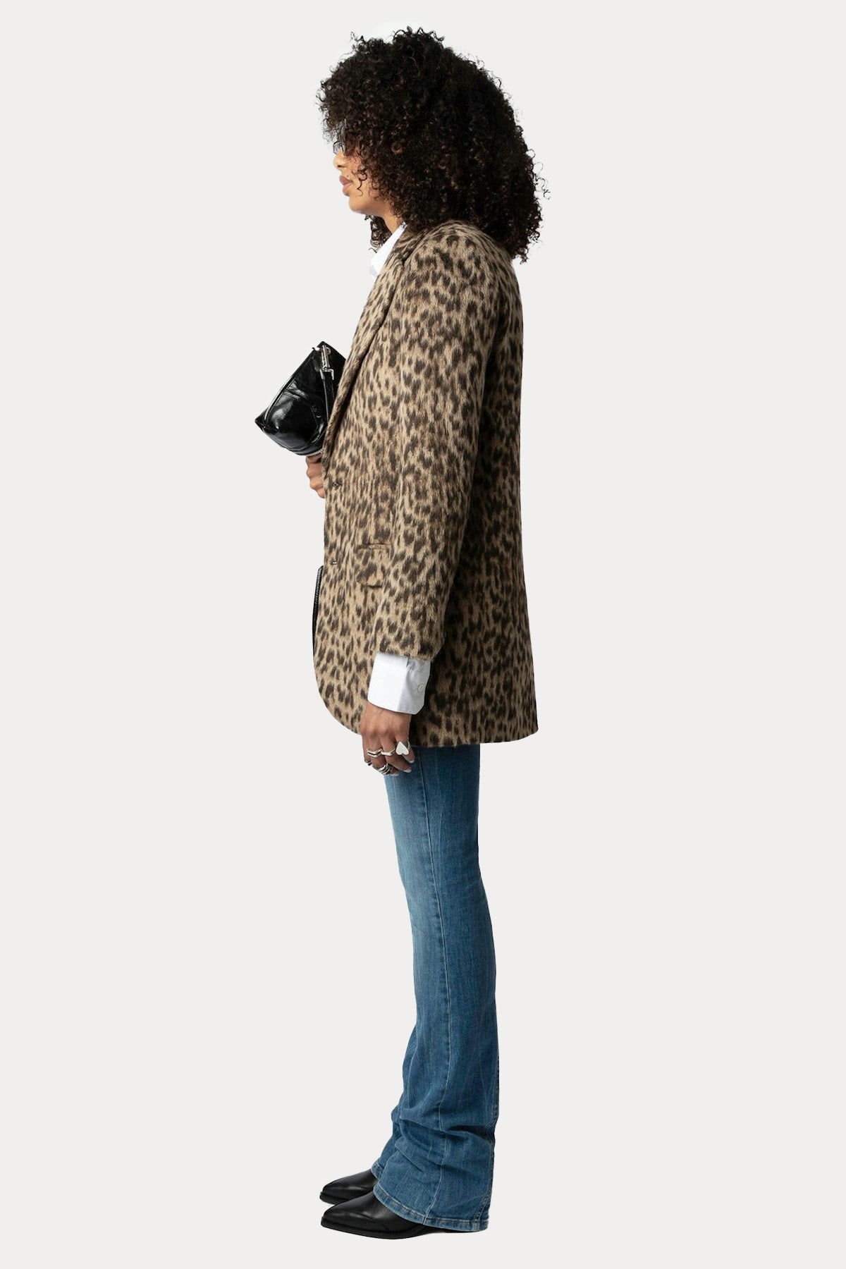 Zadig & Voltaire Leopar Desenli Blazer Ceket