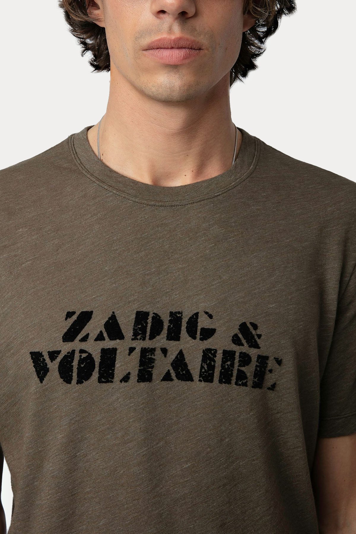 Zadig & Voltaire Yuvarlak Yaka Logolu T-shirt-T-shirt-Libas