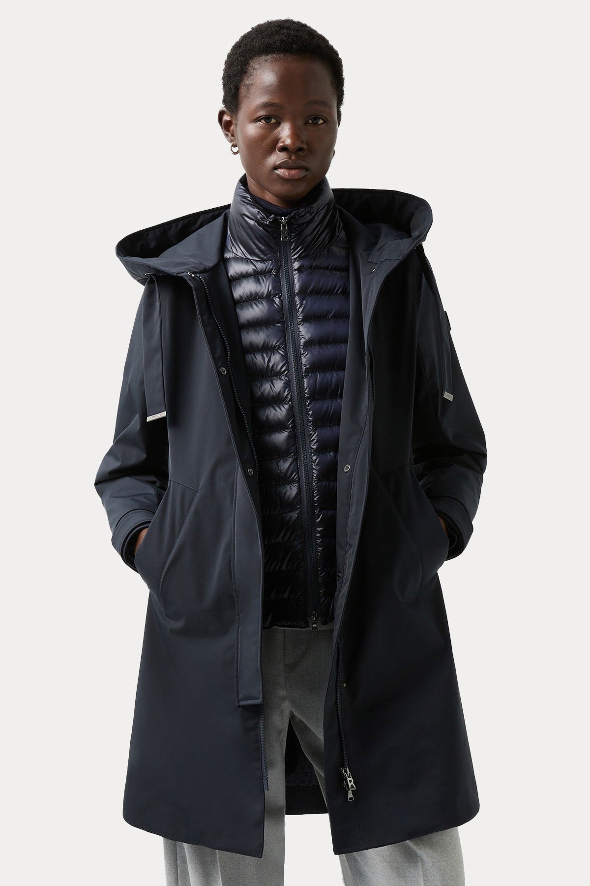 Bogner Kaja Demonte Puffer İç Parçalı Trençkot