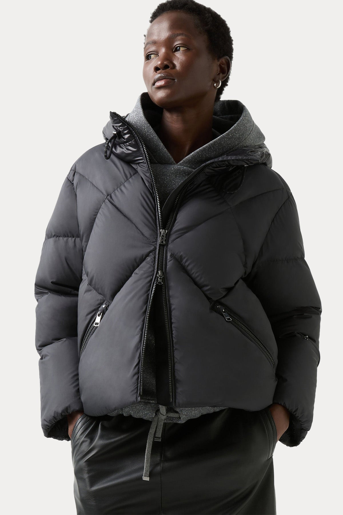 Bogner Xally Kapüşonlu Puffer Mont