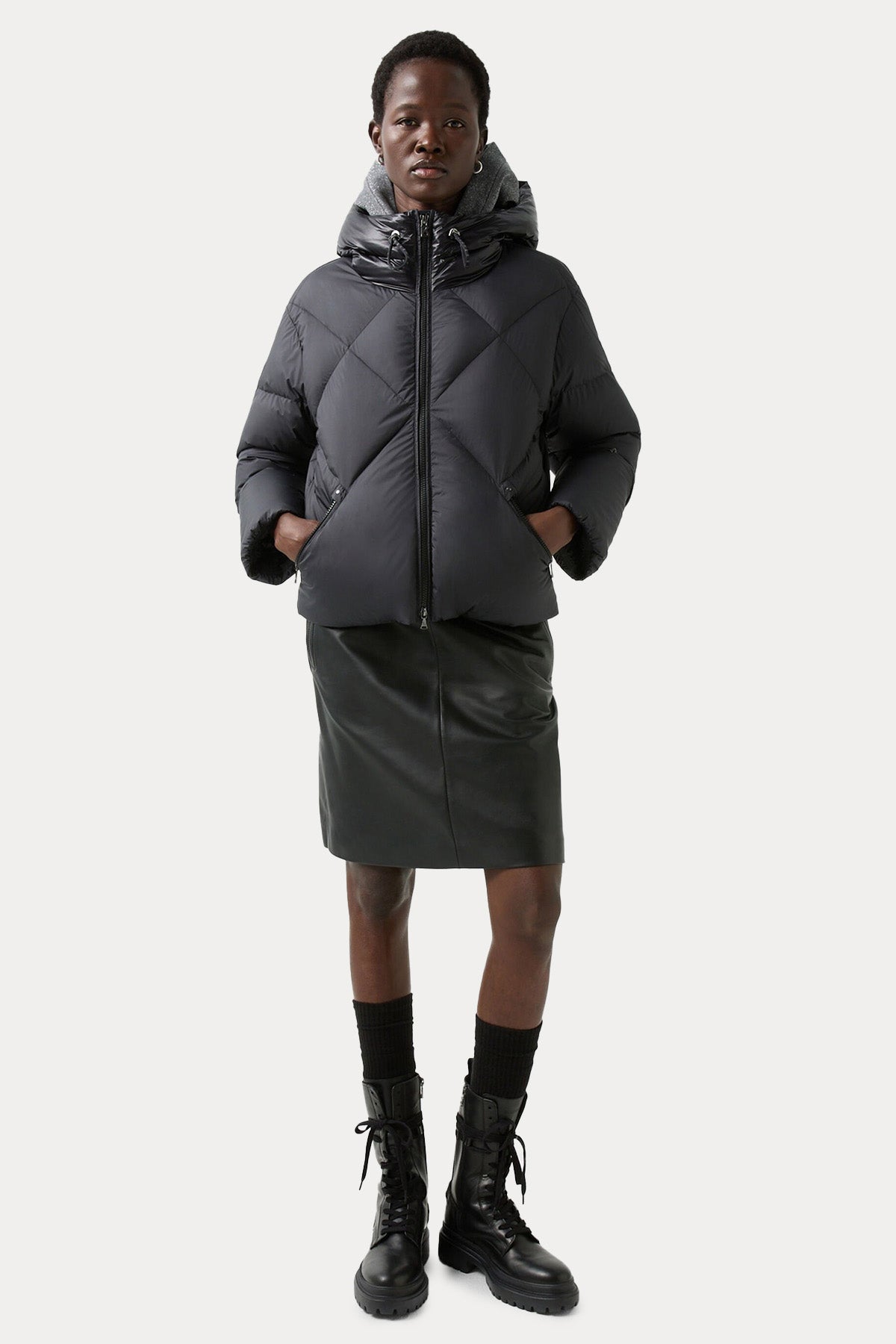 Bogner Xally Kapüşonlu Puffer Mont-Mont-Libas