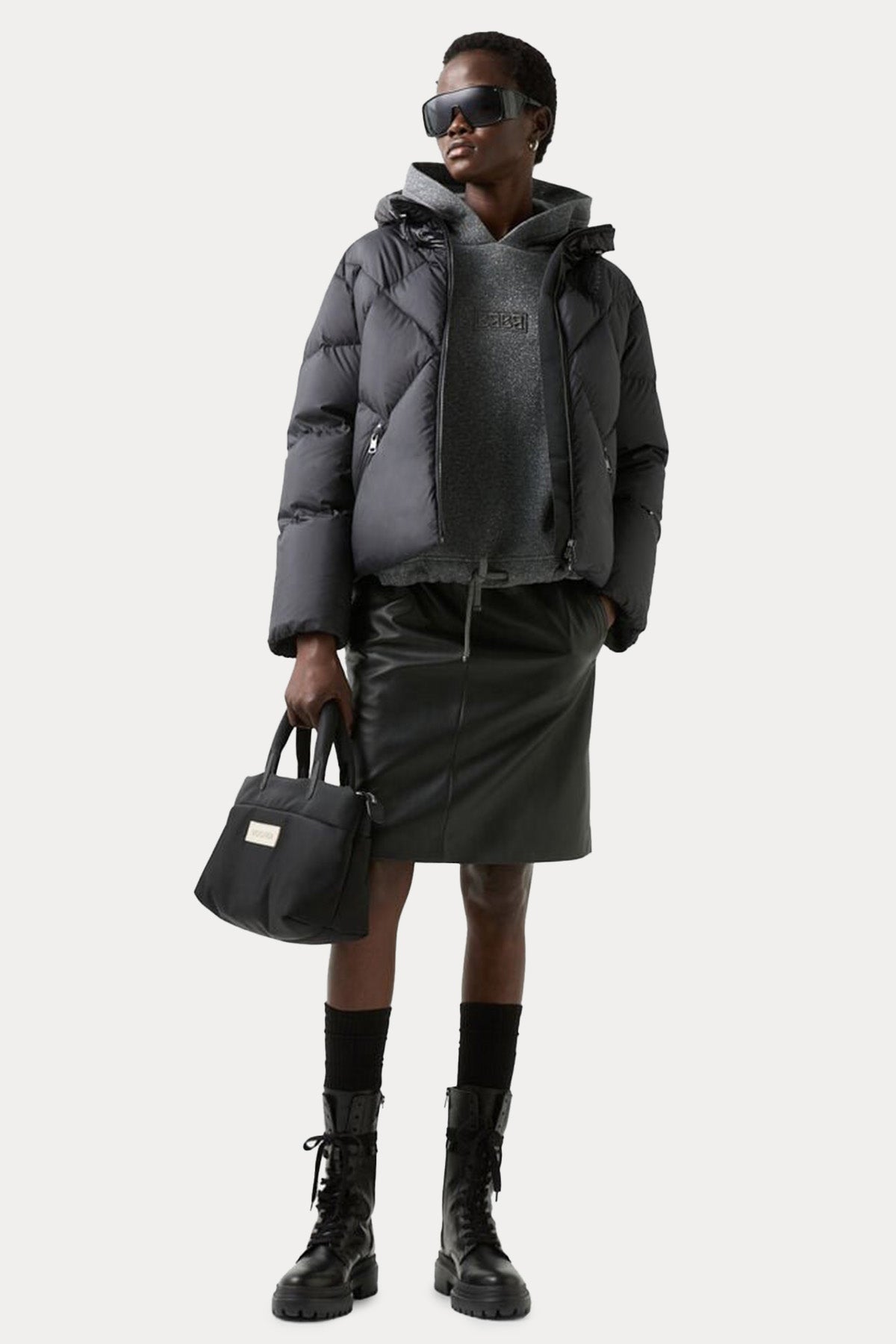 Bogner Xally Kapüşonlu Puffer Mont-Mont-Libas