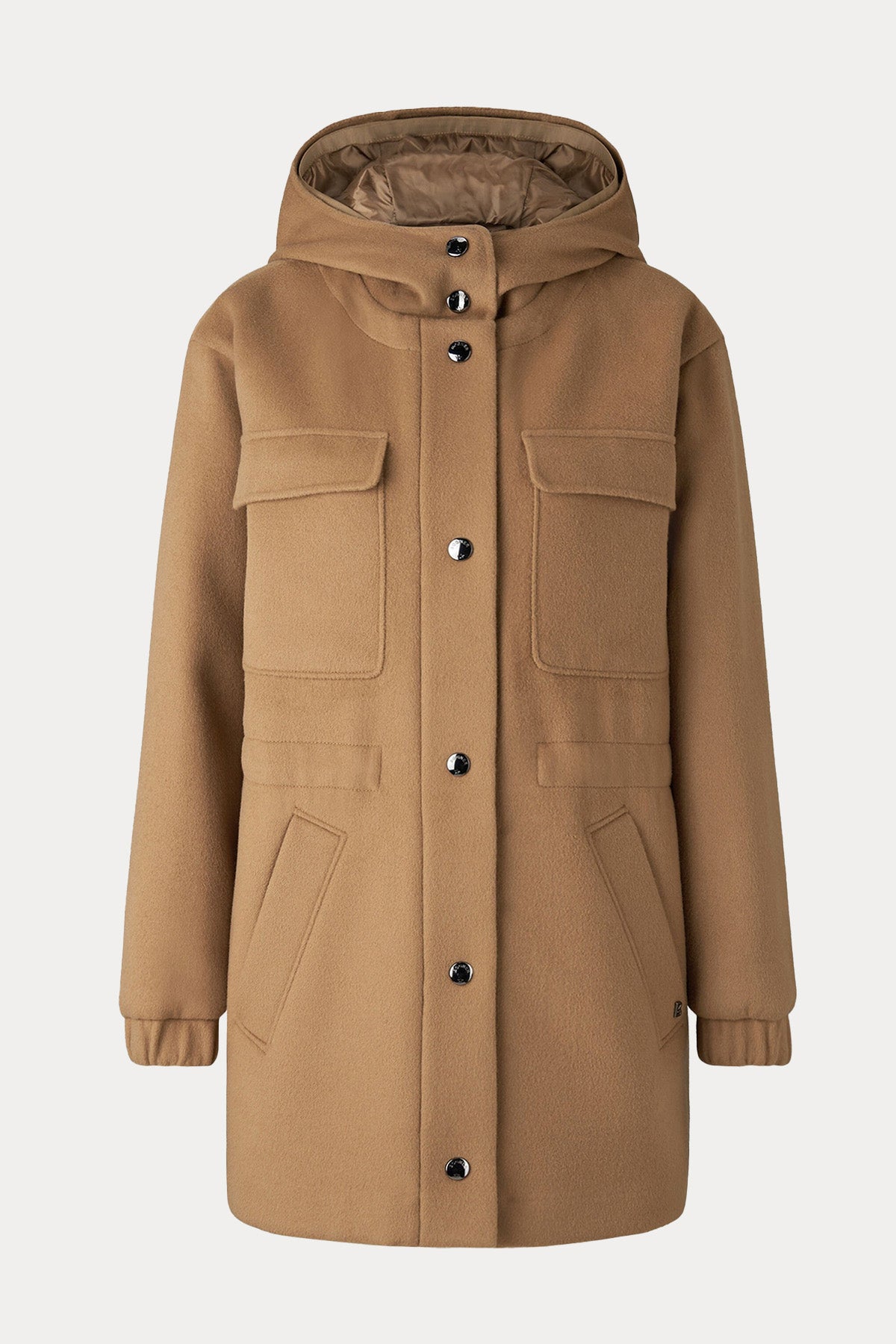 Bogner Imilia Loose Fit Kapüşonlu Yün Kaban