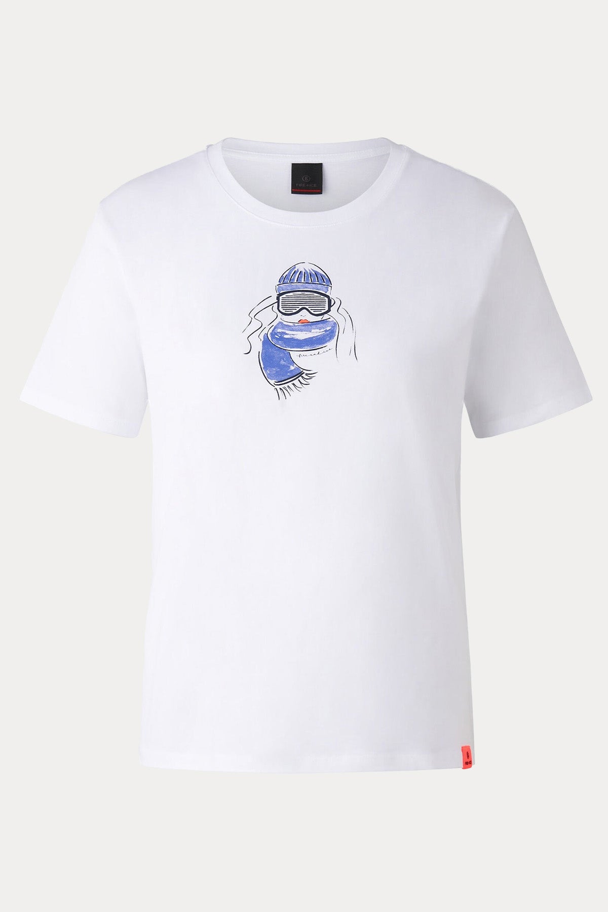 Bogner Lotte Fire Ice Logolu Yuvarlak Yaka T-shirt