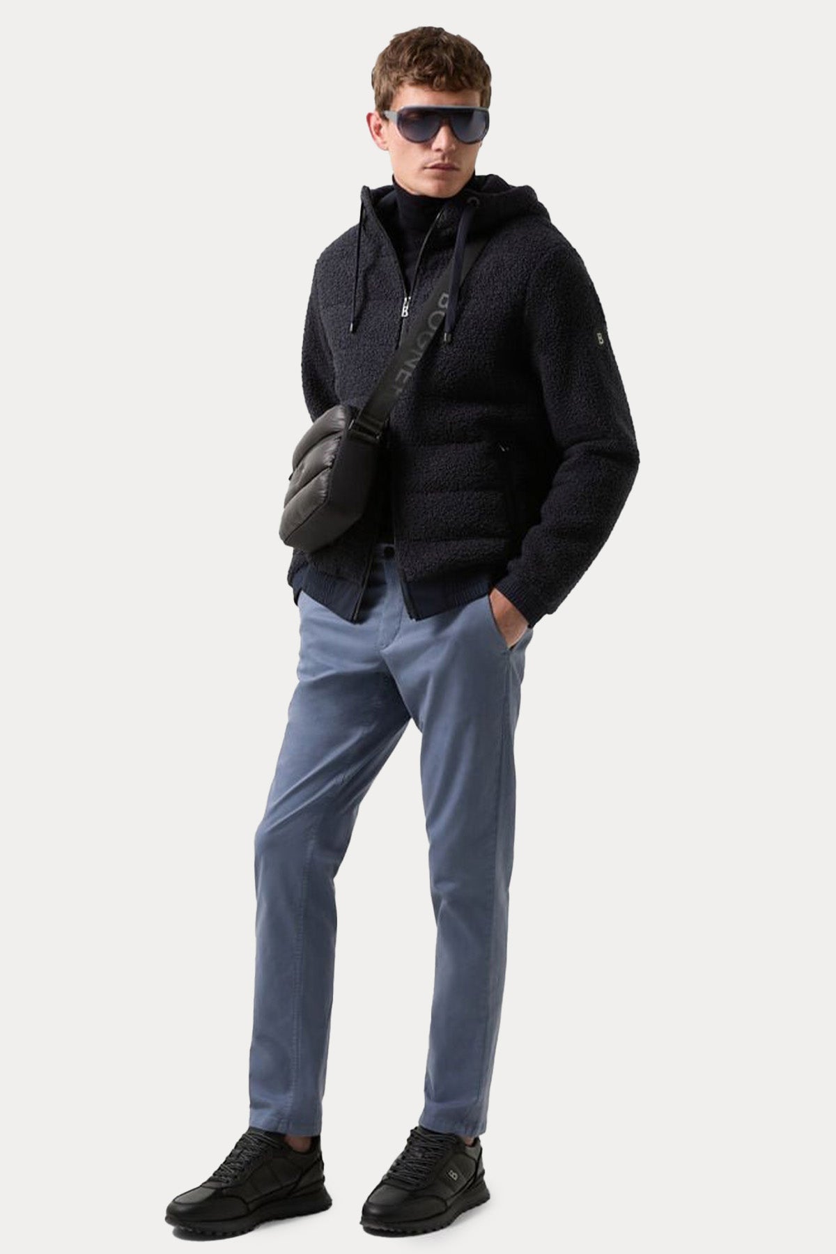 Bogner Ethan Loose Fit Kapüşonlu Polar Ceket-Ceket-Libas