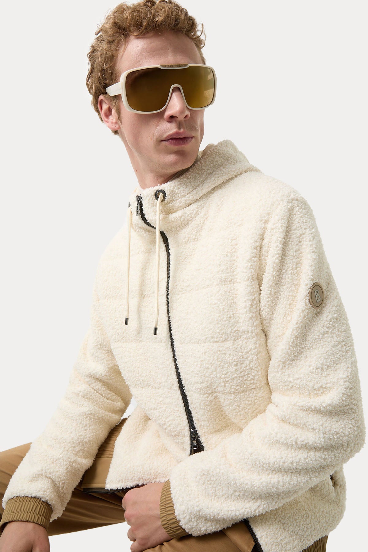 Bogner Ethan Loose Fit Kapüşonlu Polar Ceket-Ceket-Libas