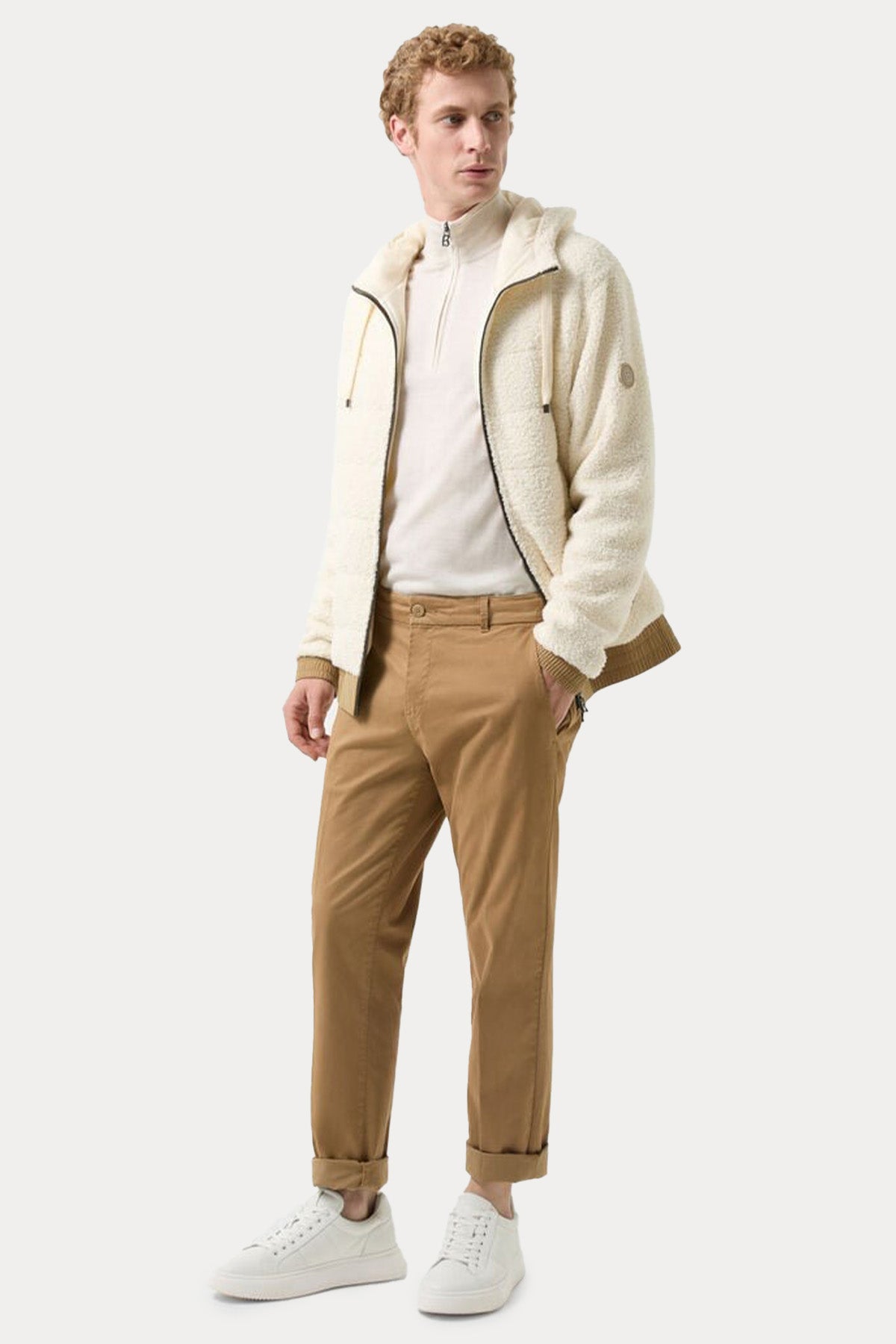 Bogner Ethan Loose Fit Kapüşonlu Polar Ceket-Ceket-Libas