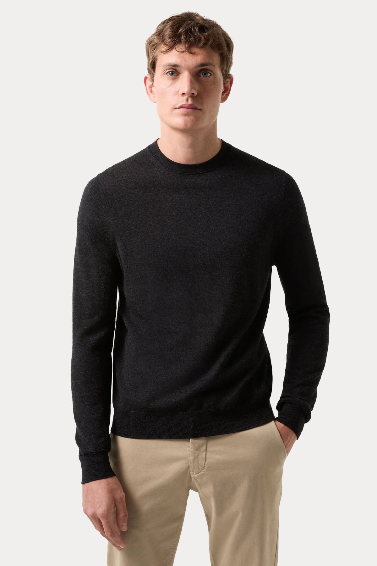 Bogner Ole Regular Fit İnce Örgü Yün Triko