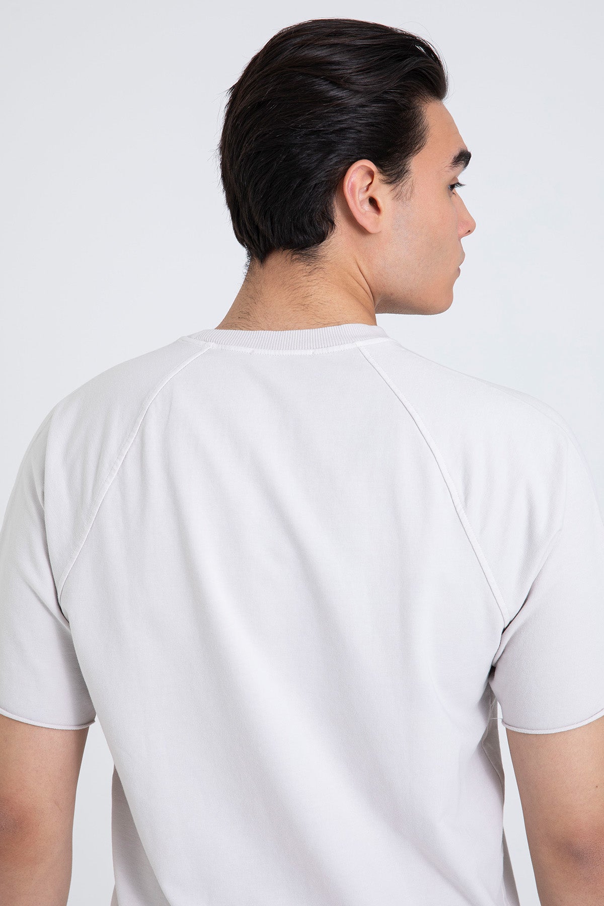 Manifattura Yuvarlak Yaka Streç Reglan Sweatshirt