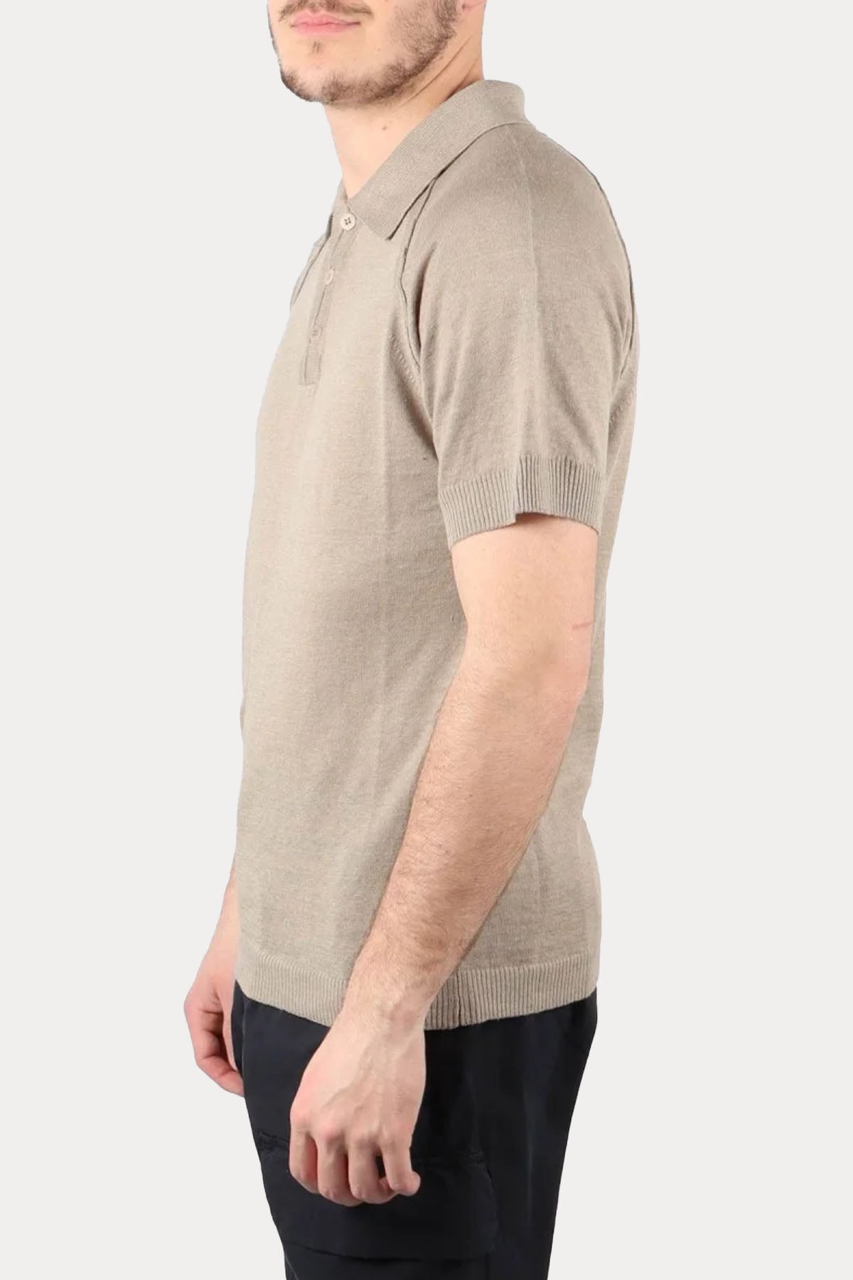 Manifattura İnce Örgü Polo Yaka Triko