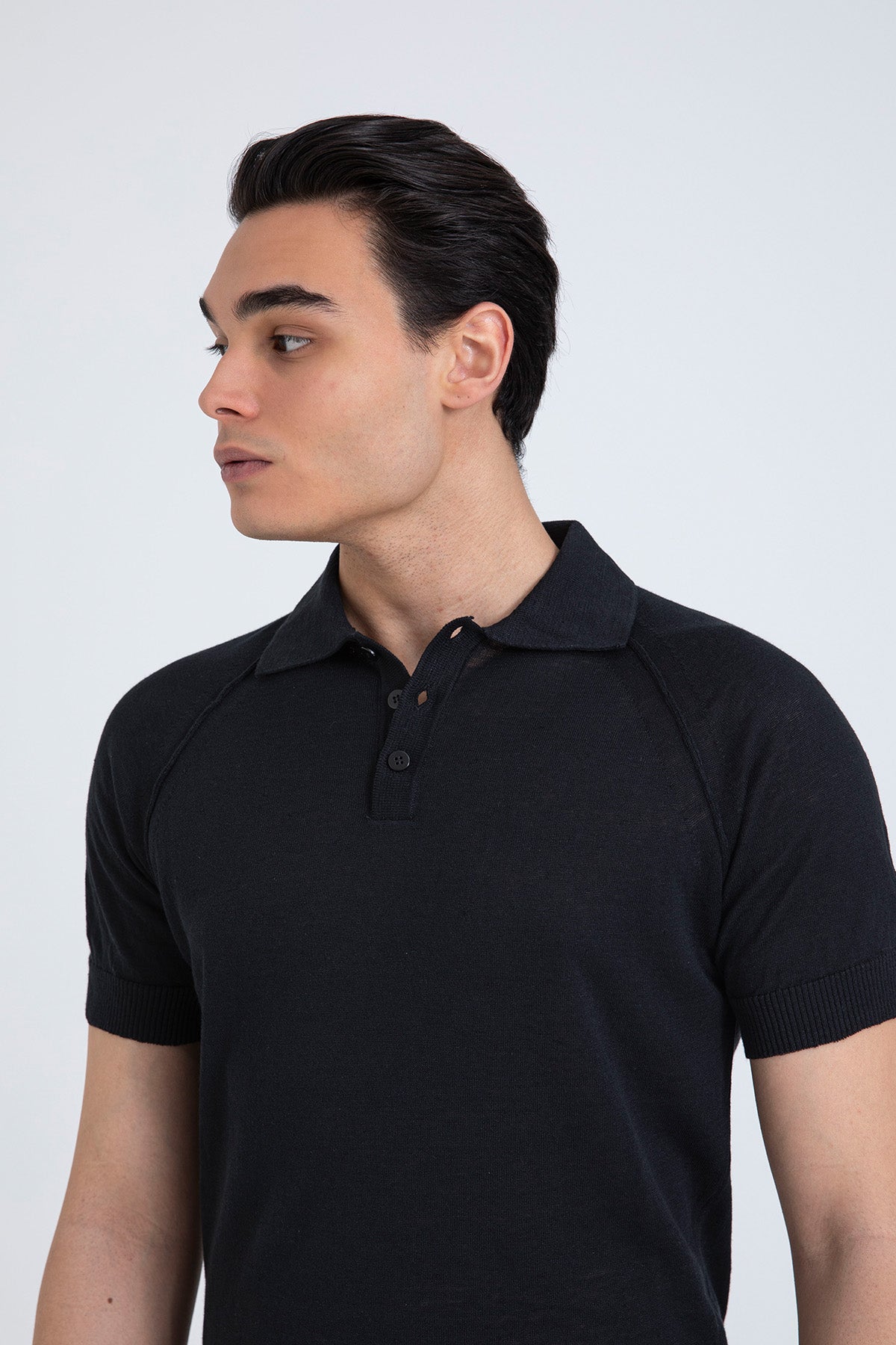 Manifattura İnce Örgü Polo Yaka Triko
