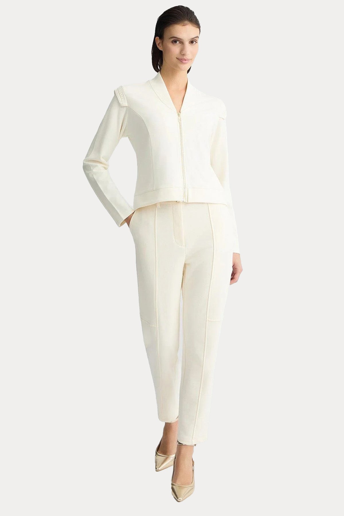 Liu Jo Slim Fit Yandan Cepli Pantolon