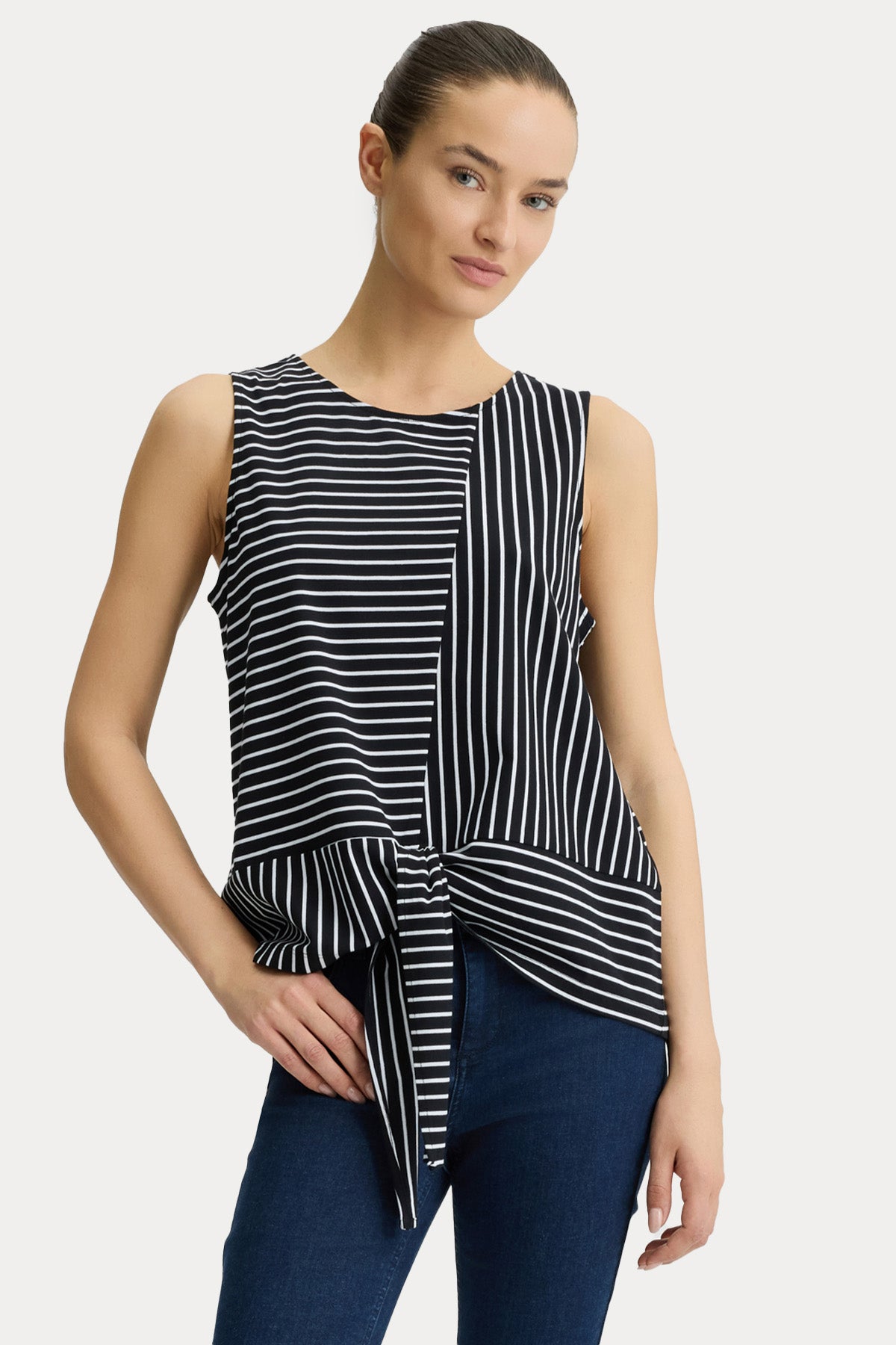 Liu Jo Çizgili Streç Bluz