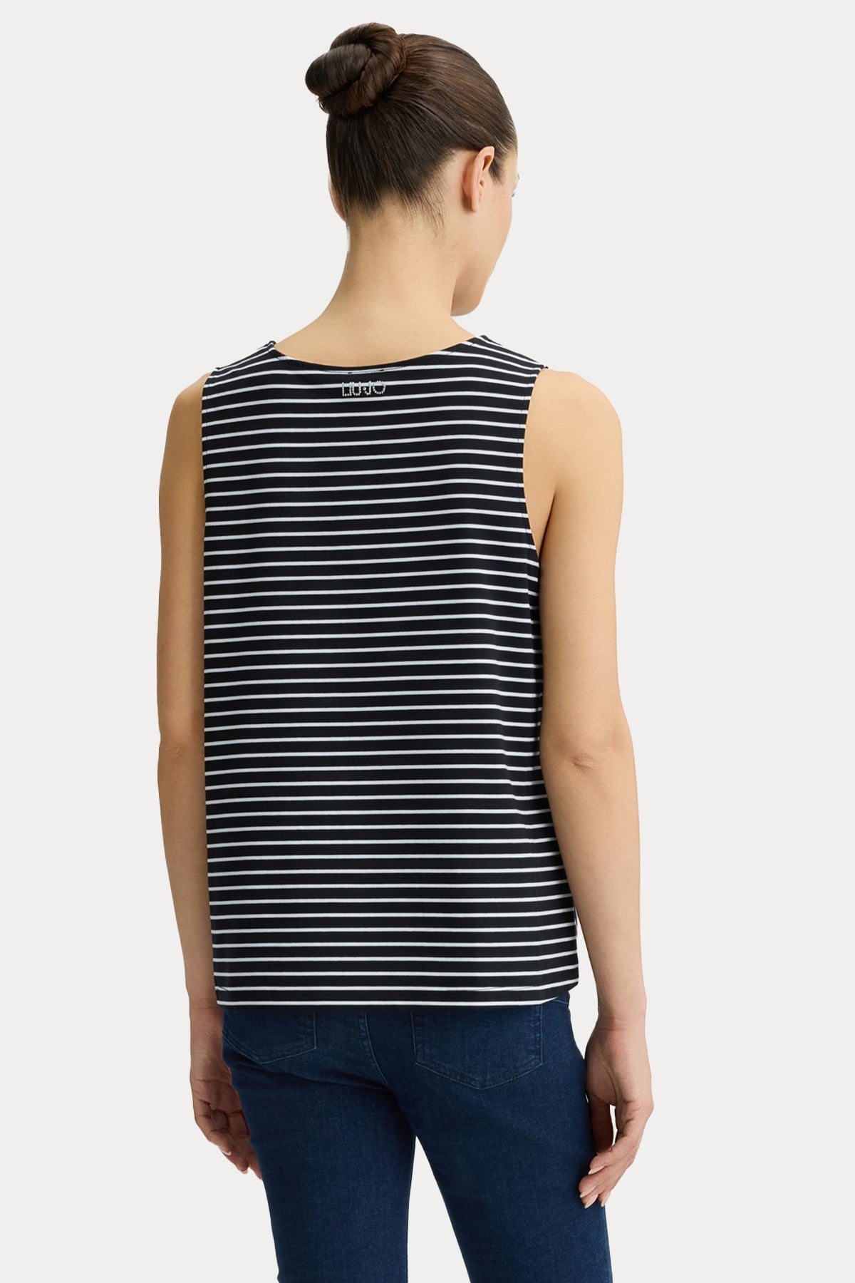 Liu Jo Çizgili Streç Bluz