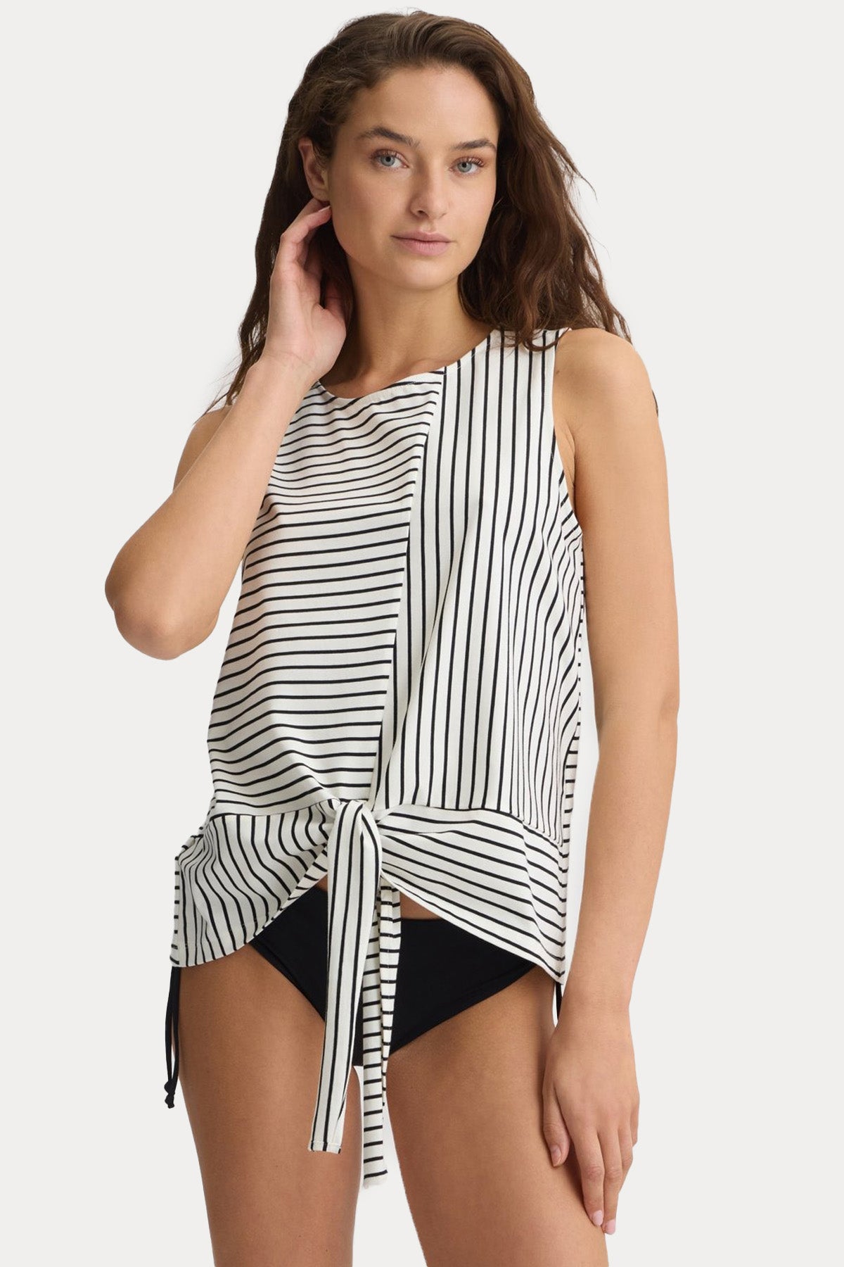 Liu Jo Çizgili Streç Bluz