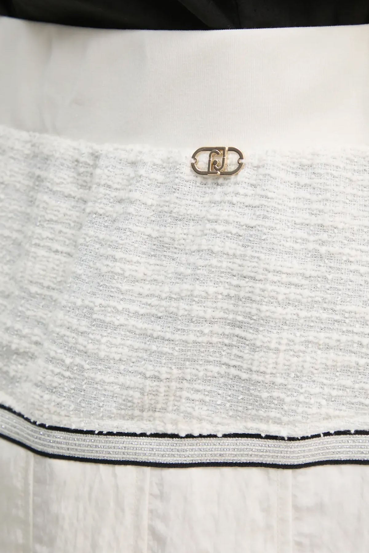 Liu Jo Örgü Tasarım Beli Lastikli Mini Etek