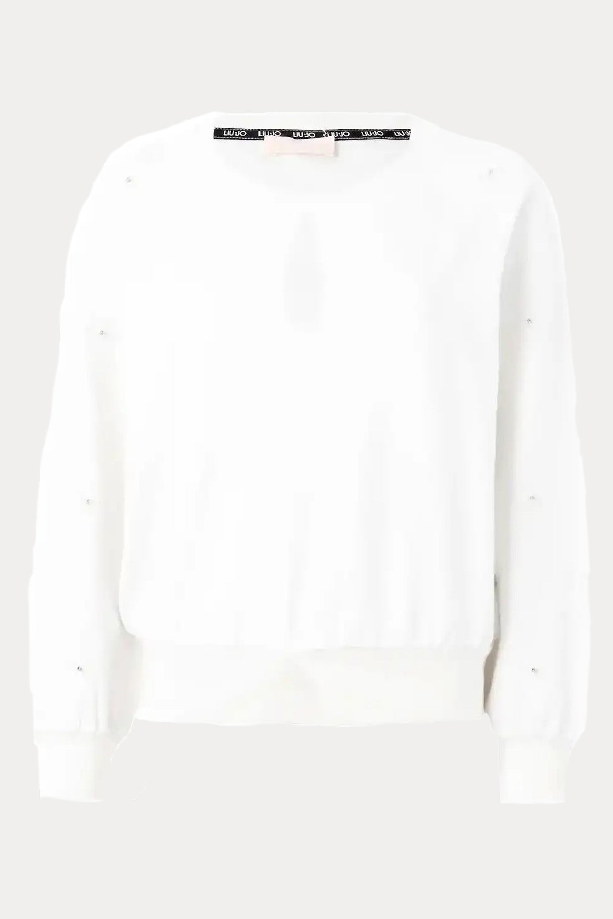 Liu Jo Relaxed Fit Logolu Taş Aksesuarlı Sweatshirt