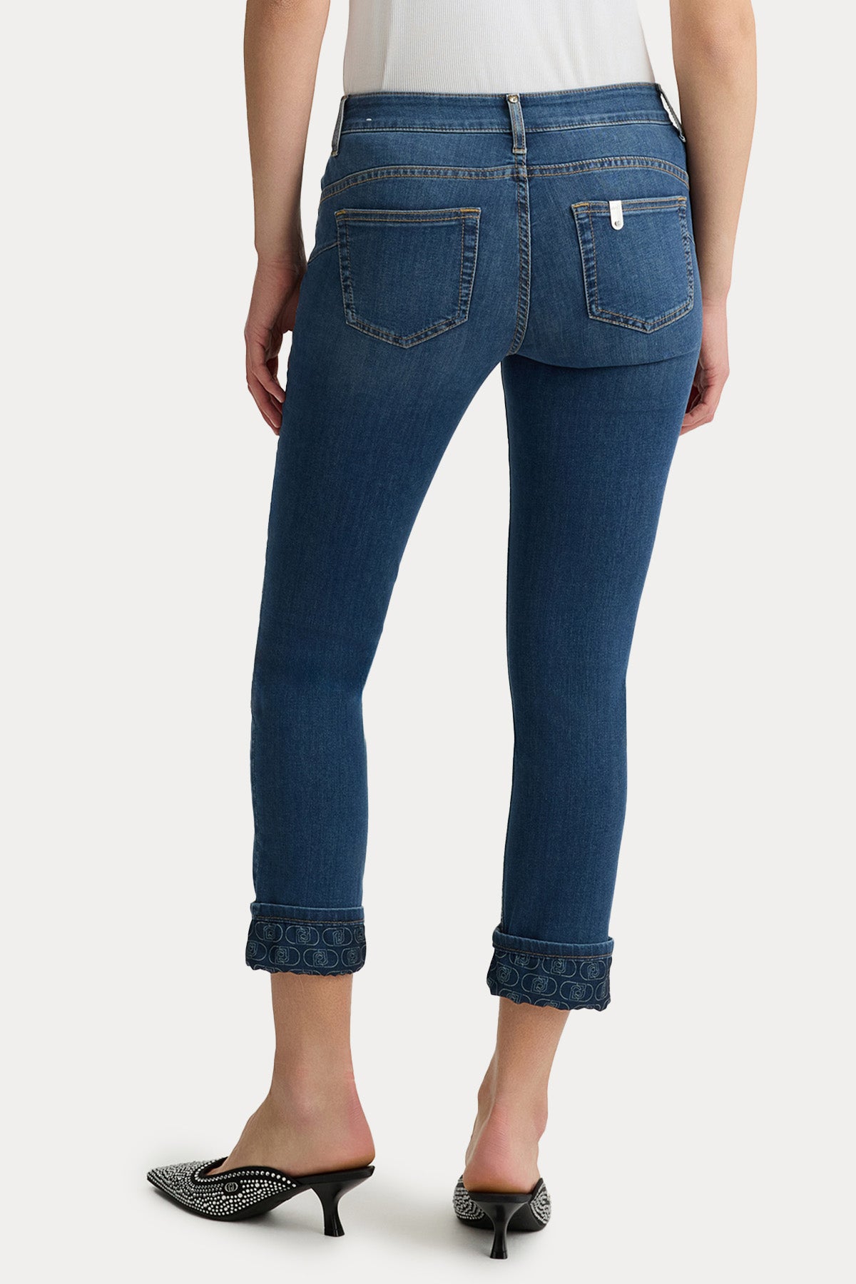 Liu Jo Skinny Fit Crop Jeans