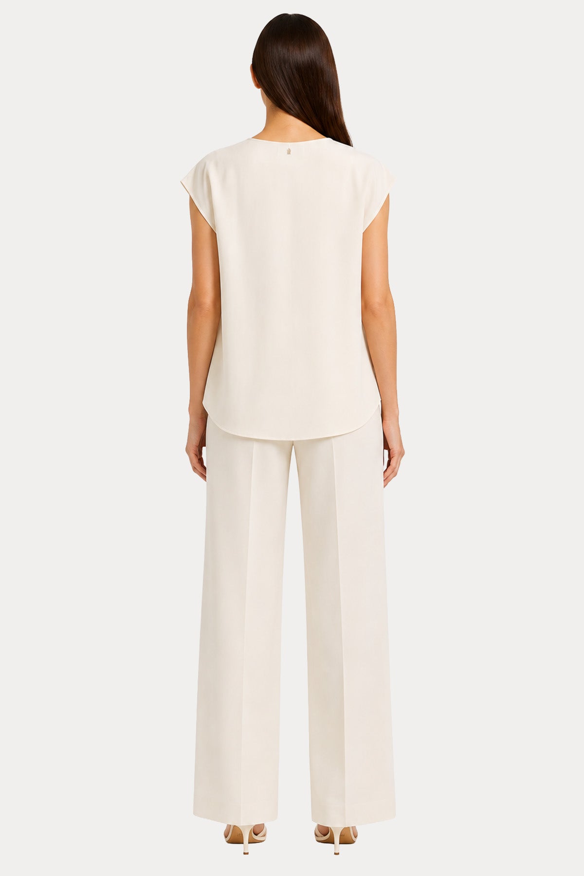 Liu Jo Regular Fit V Yaka Bluz