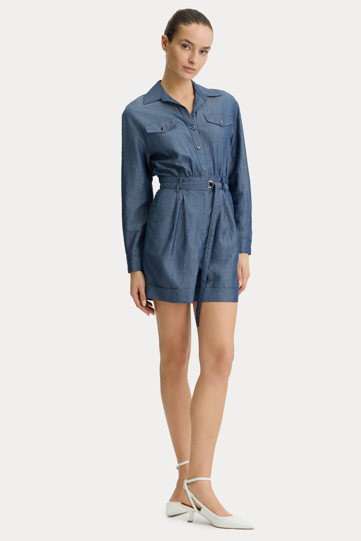 Liu Jo Kemerli Spor Cepli Keten Tulum