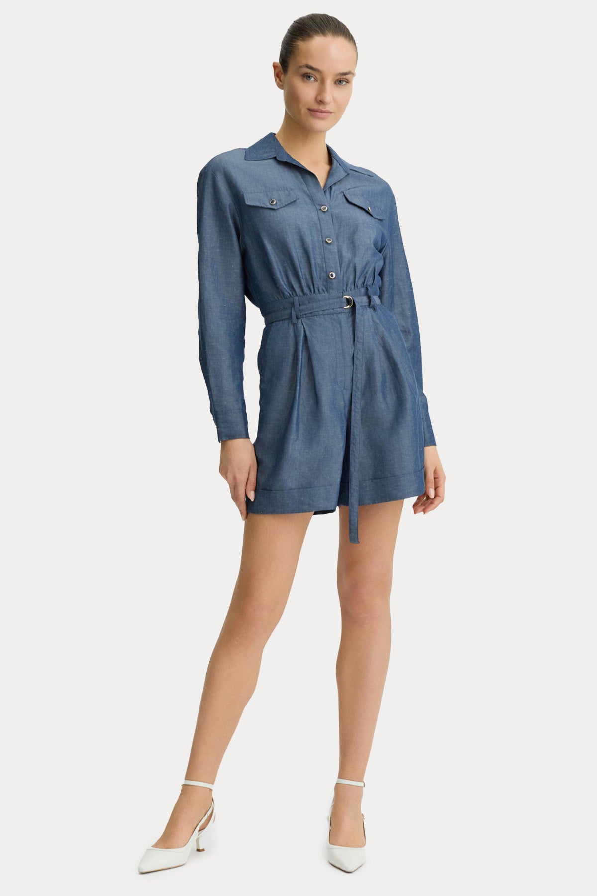 Liu Jo Kemerli Spor Cepli Keten Tulum