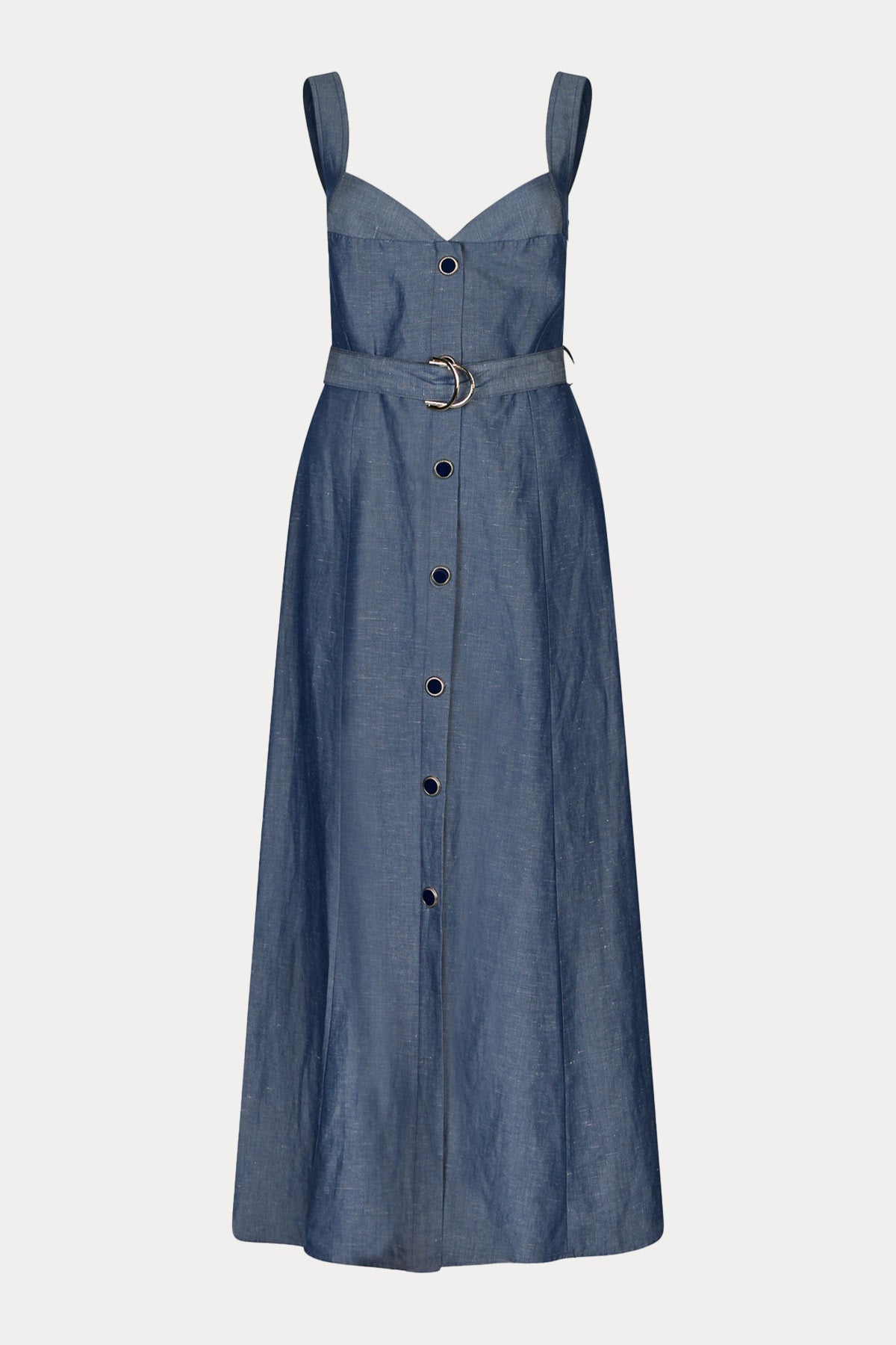 Liu Jo Kemerli Maxi Keten Elbise