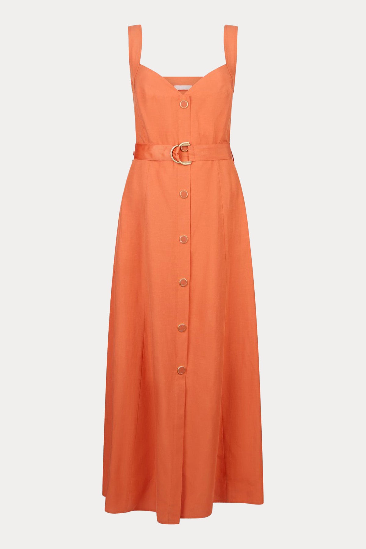 Liu Jo Kemerli Maxi Keten Elbise