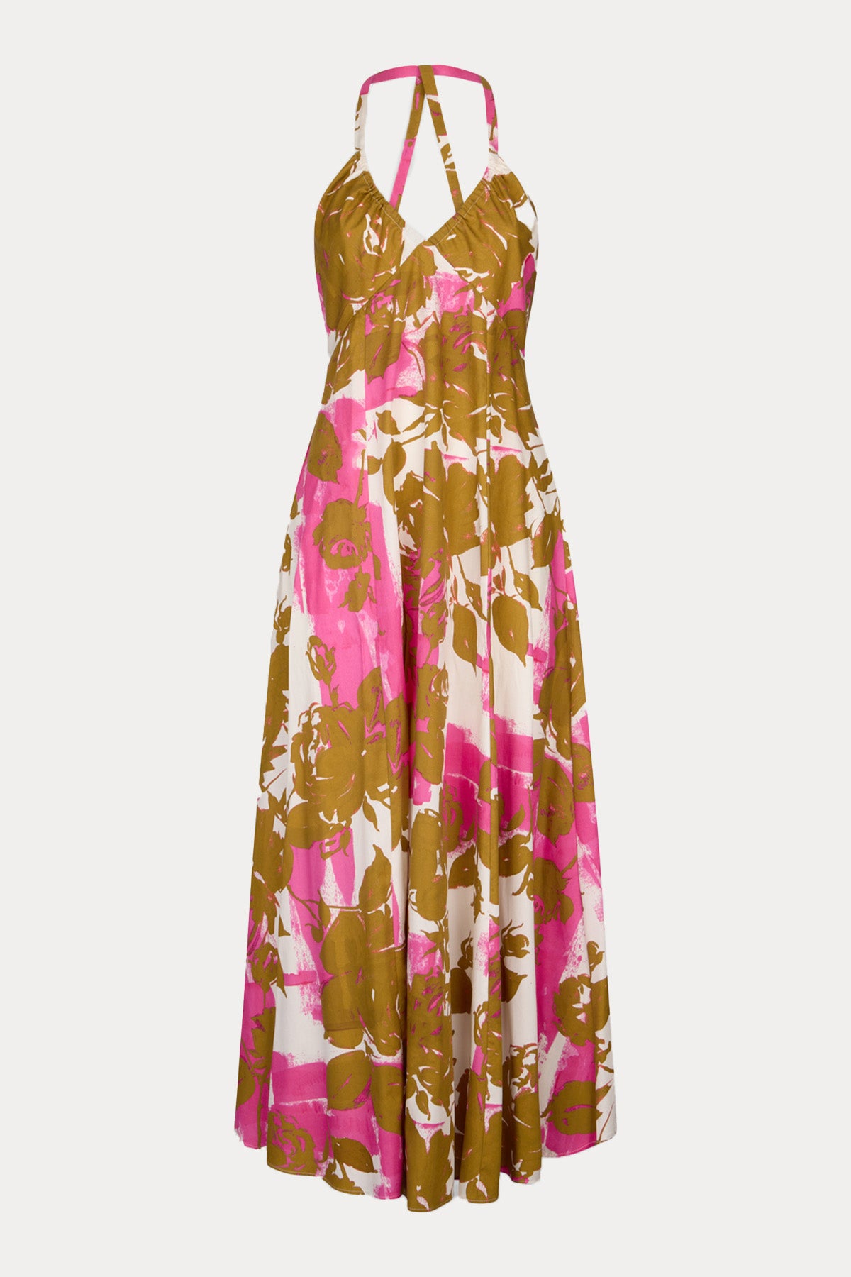 Liu Jo Çapraz Askılı Sırt Dekolteli Maxi Elbise