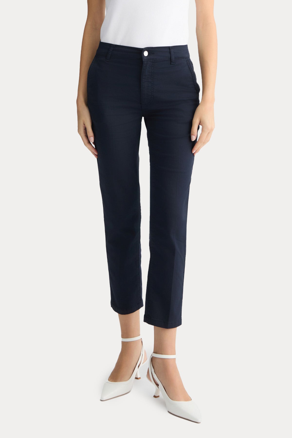 Liu Jo Straight Fit Yandan Cepli Streç Pantolon