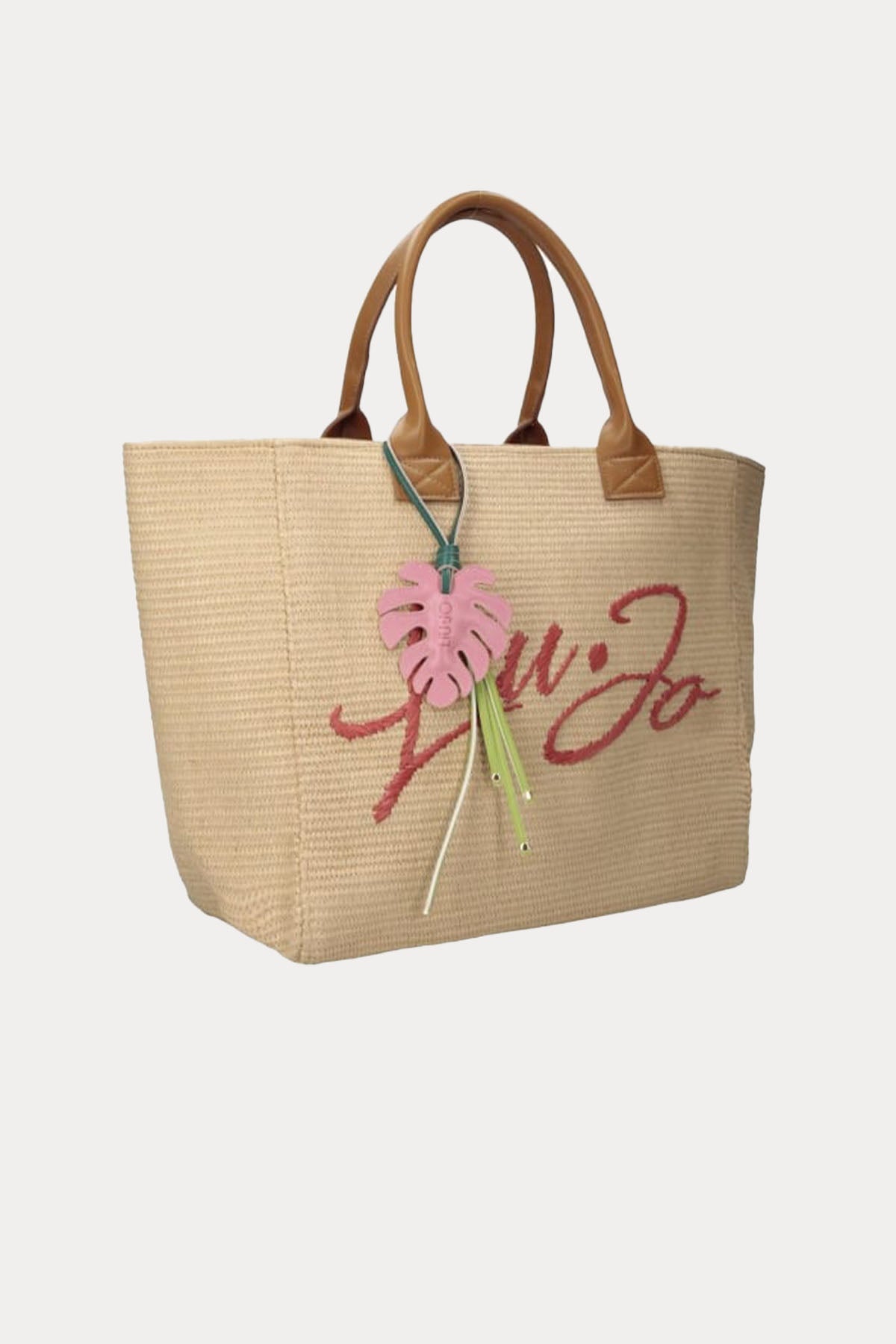 Liu Jo Logolu Hasır Örgü Shopping Bag Çanta