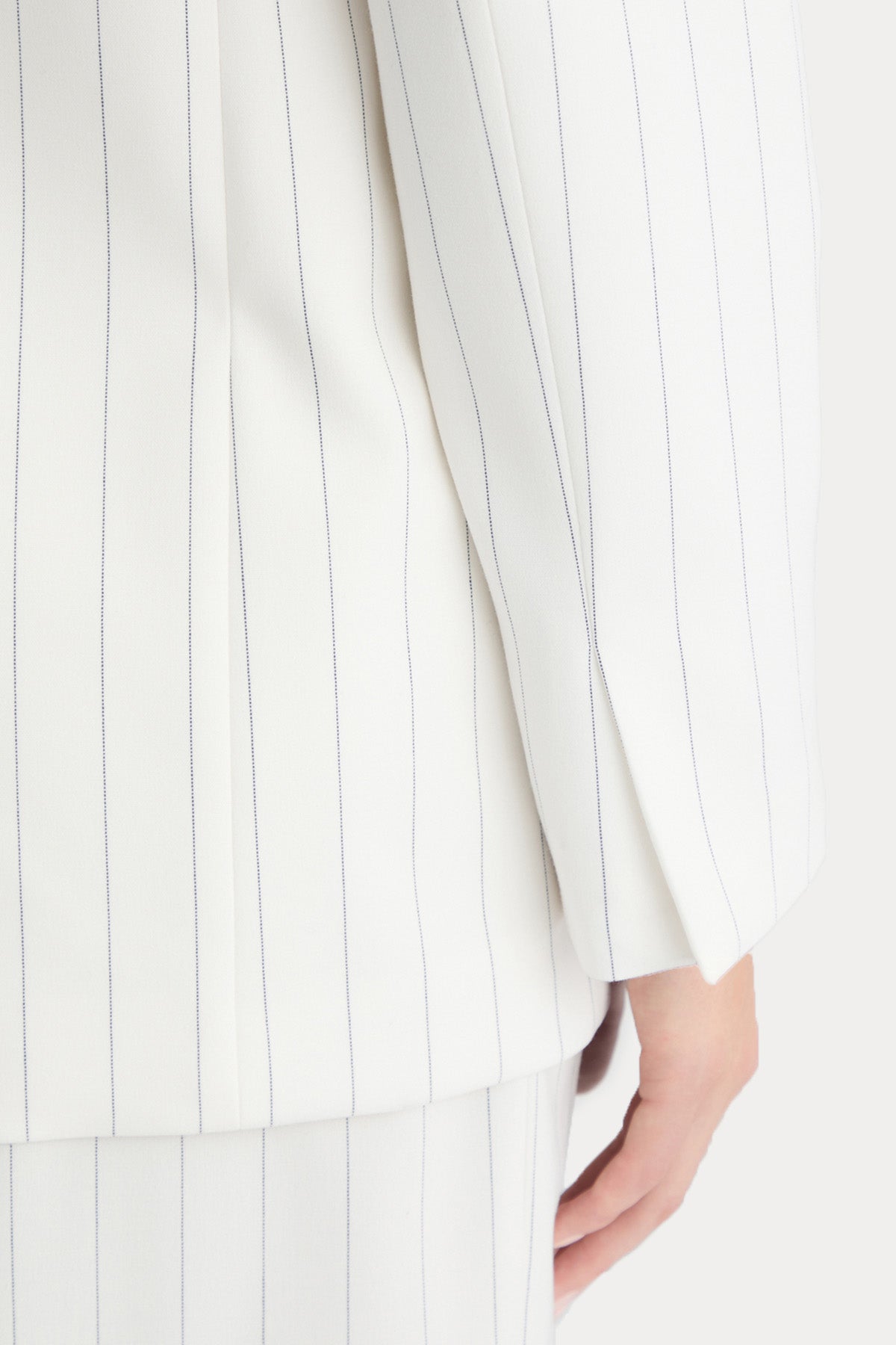 Liu Jo Çizgili Kruvaze Blazer Ceket