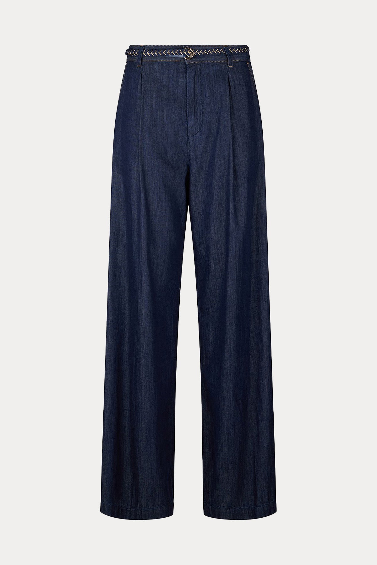 Liu Jo Geniş Kesim Yüksek Belli Tek Pileli Jeans-Jeans-Libas