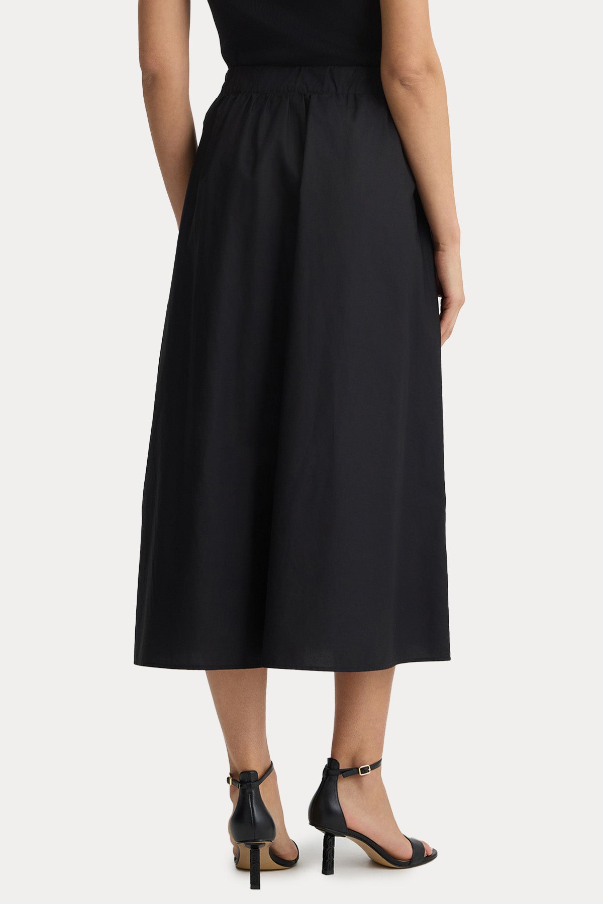 Liu Jo Lazer Kesim Nakışlı Midi Etek