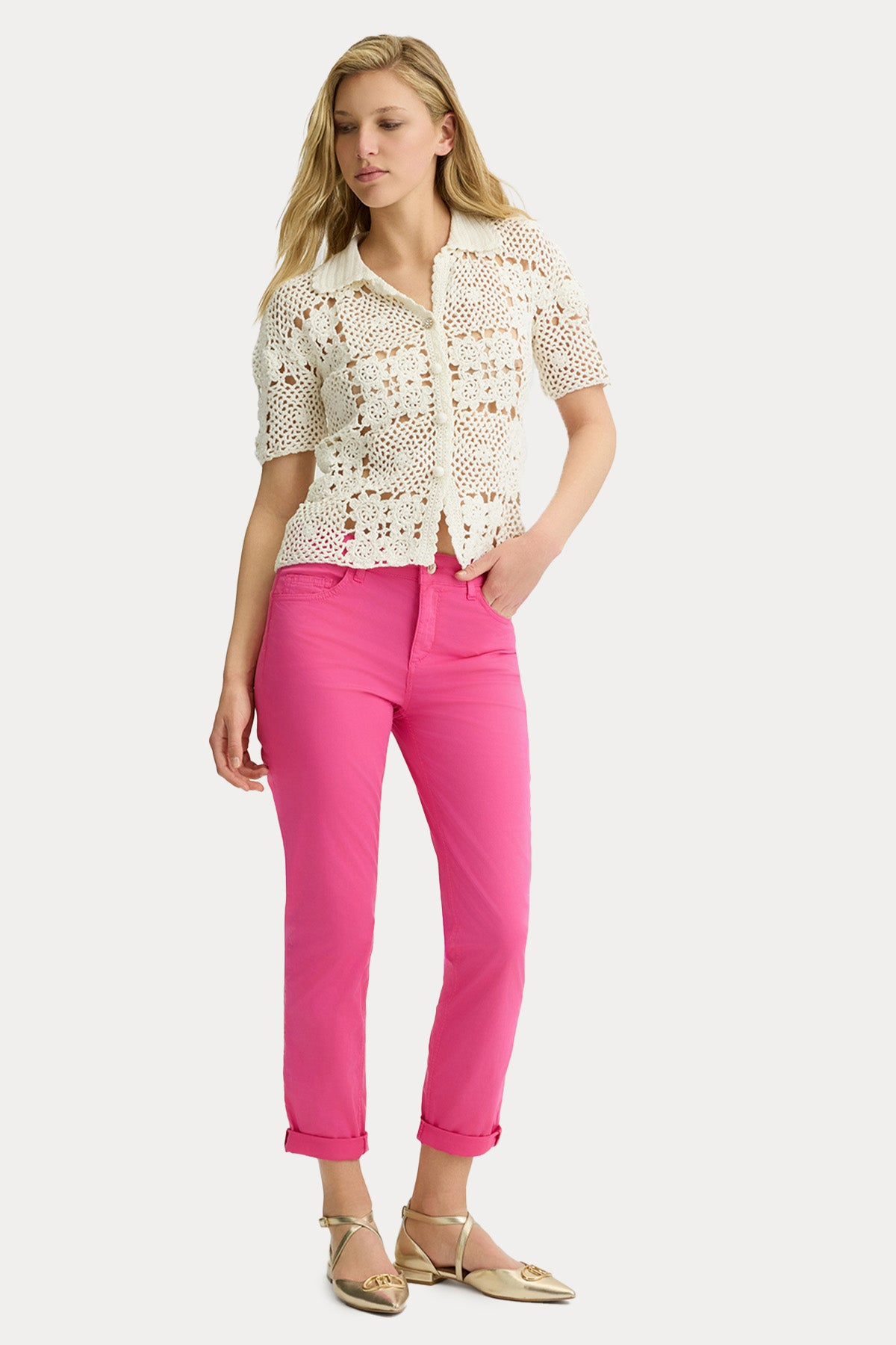 Liu Jo Regular Fit Örgü Gömlek