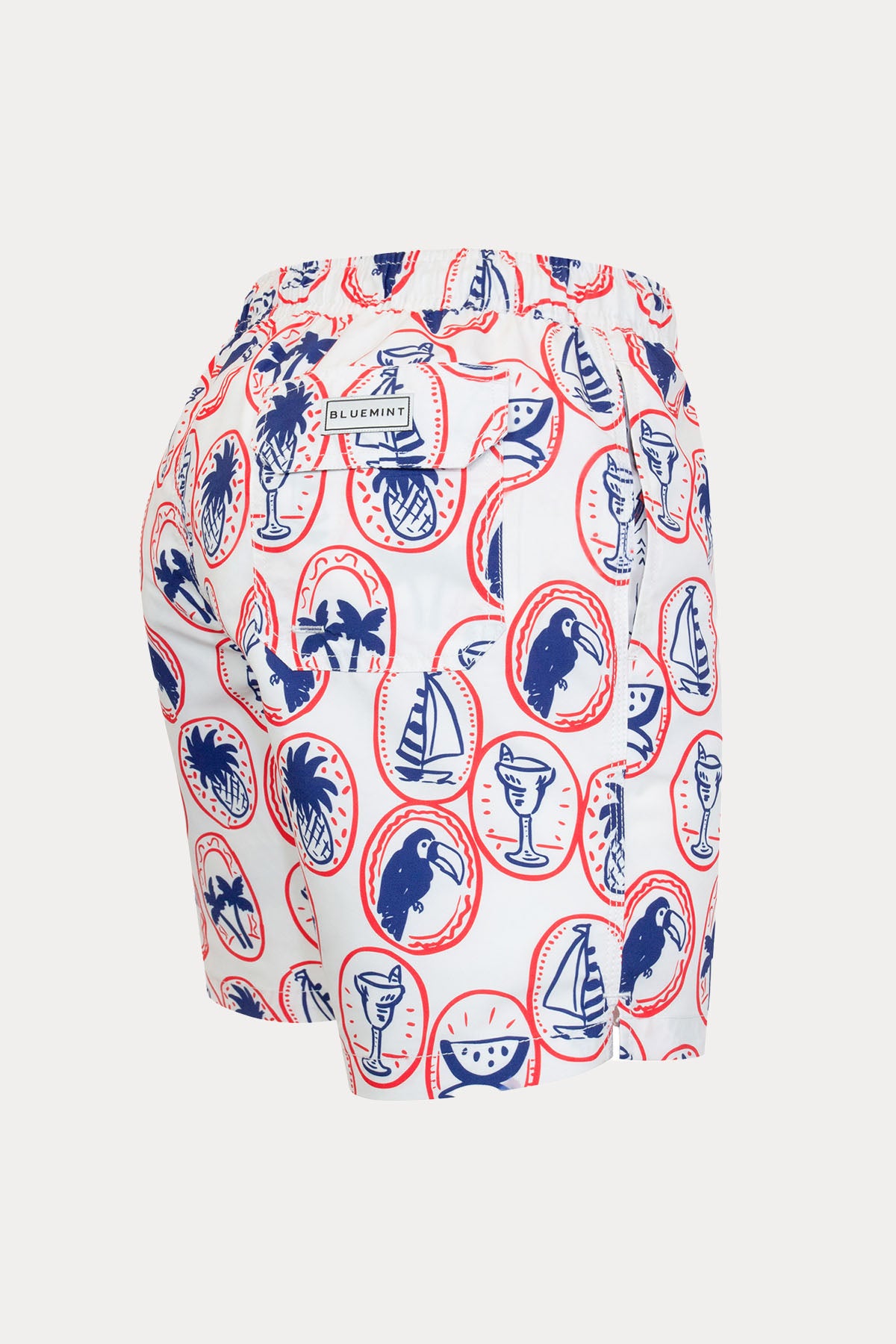 Bluemint Arthus White Patch Şort Mayo