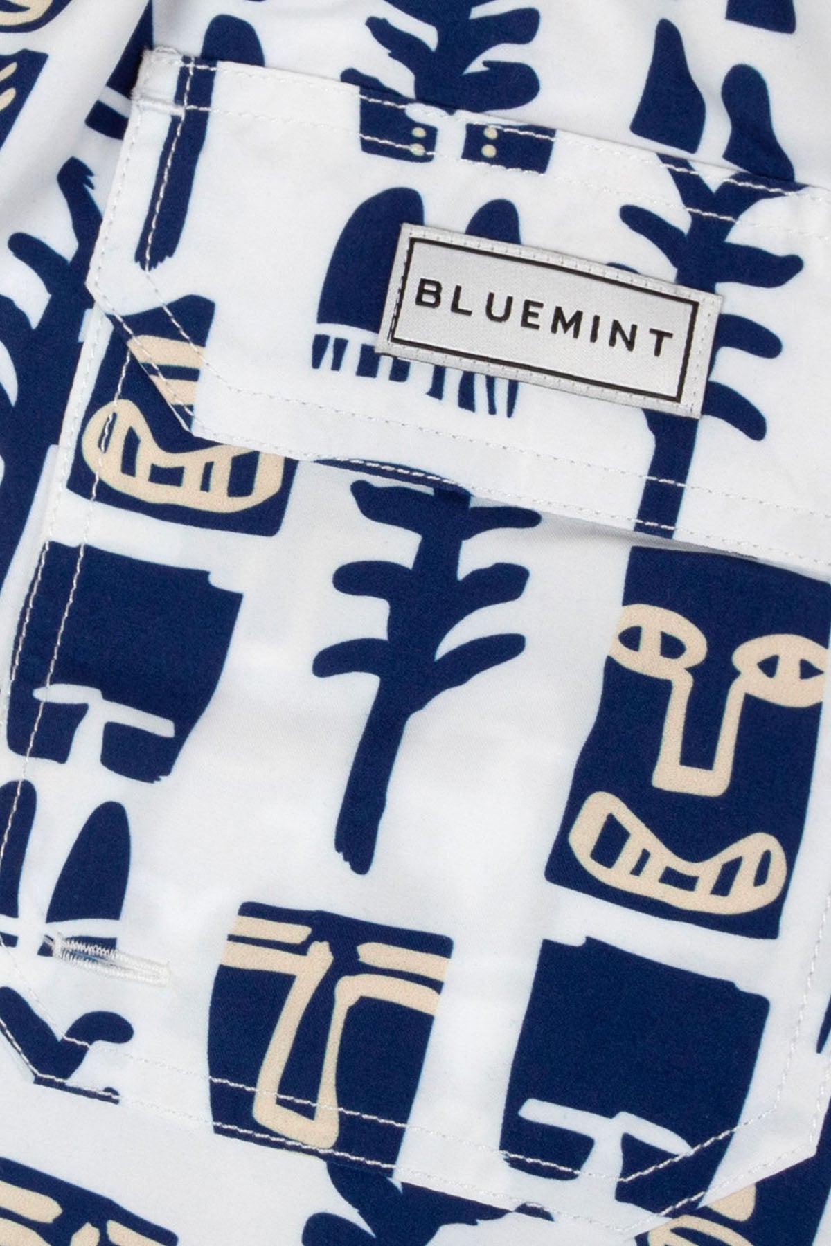 Bluemint Arthus White Mask Şort Mayo