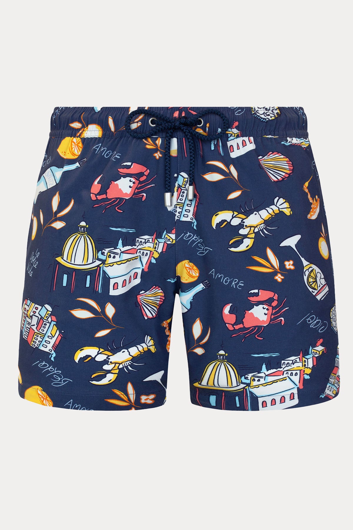 Bluemint Arthus Stretch Navy Spagetti Şort Mayo