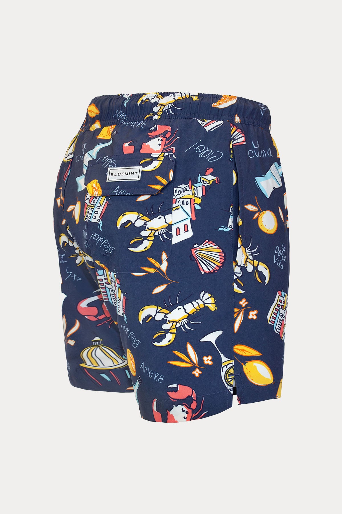 Bluemint Arthus Stretch Navy Spagetti Şort Mayo