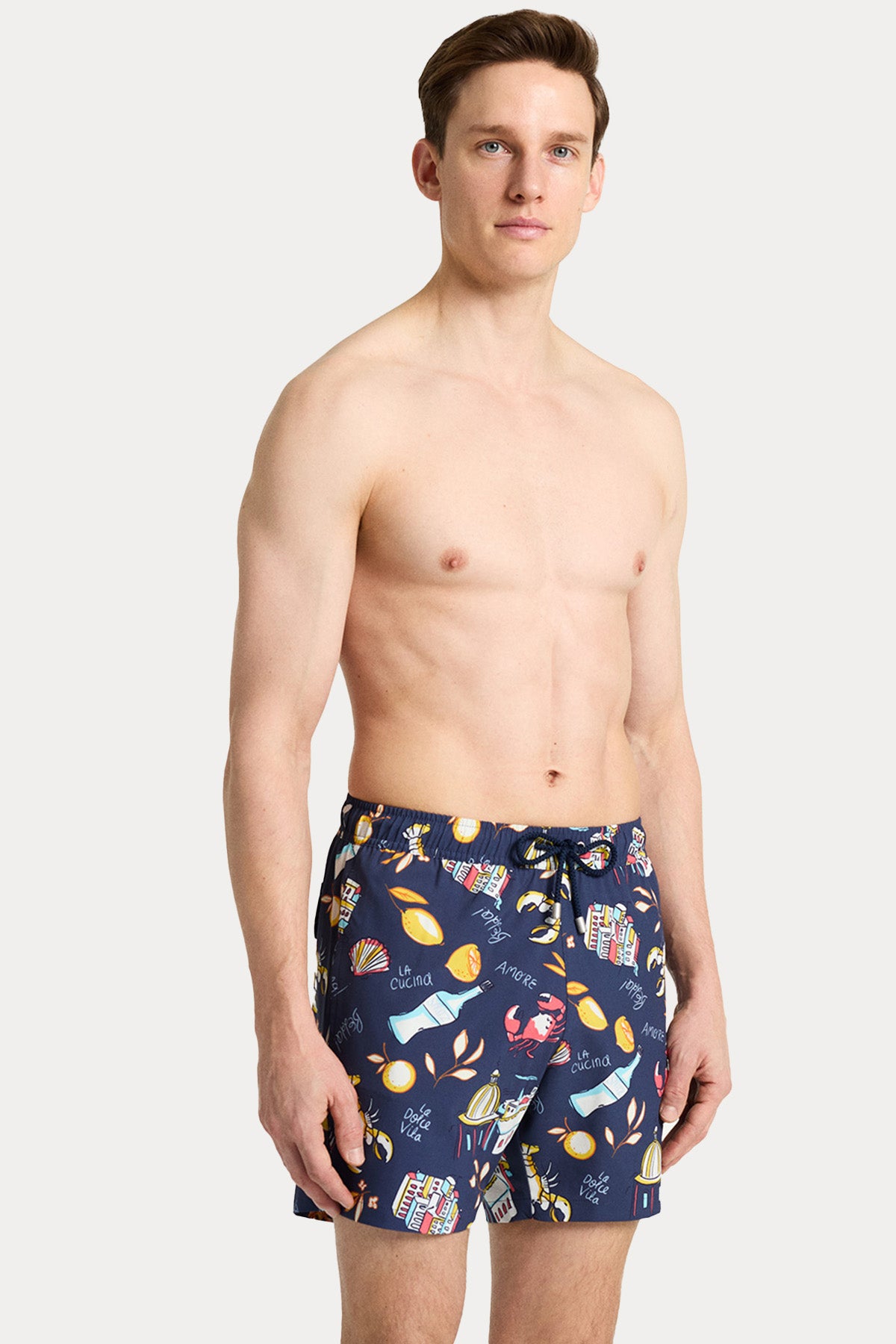 Bluemint Arthus Stretch Navy Spagetti Şort Mayo