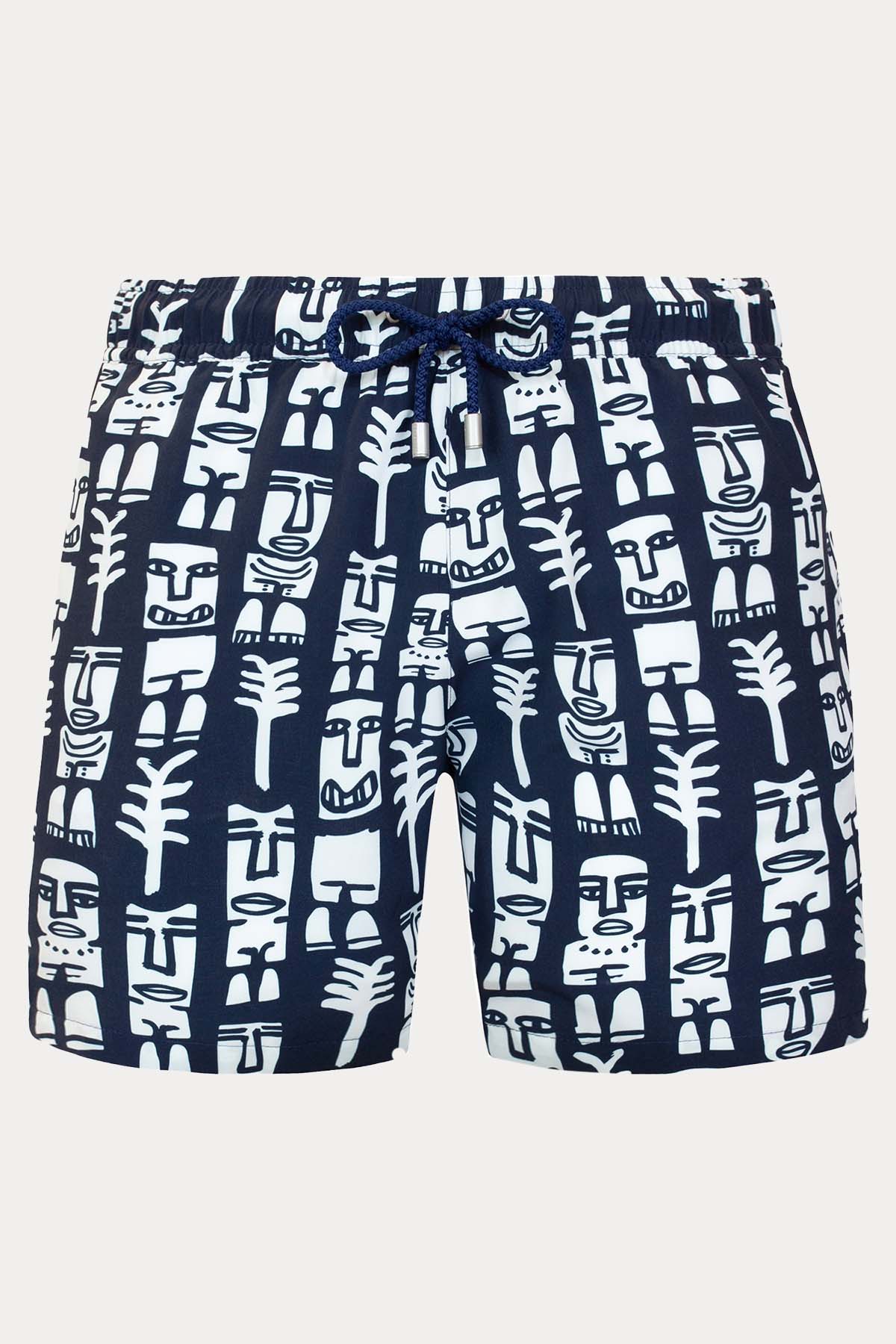 Bluemint Arthus Stretch Navy Mask Şort Mayo