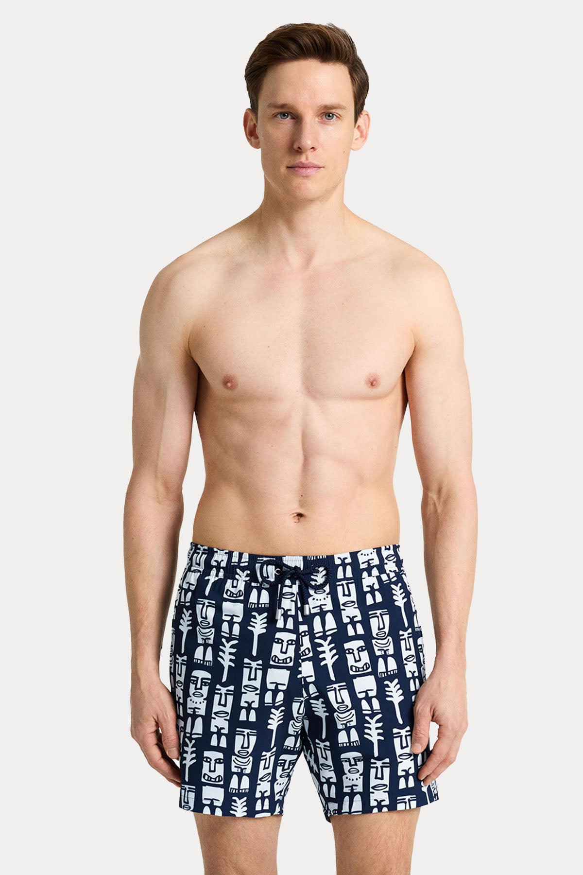 Bluemint Arthus Stretch Navy Mask Şort Mayo