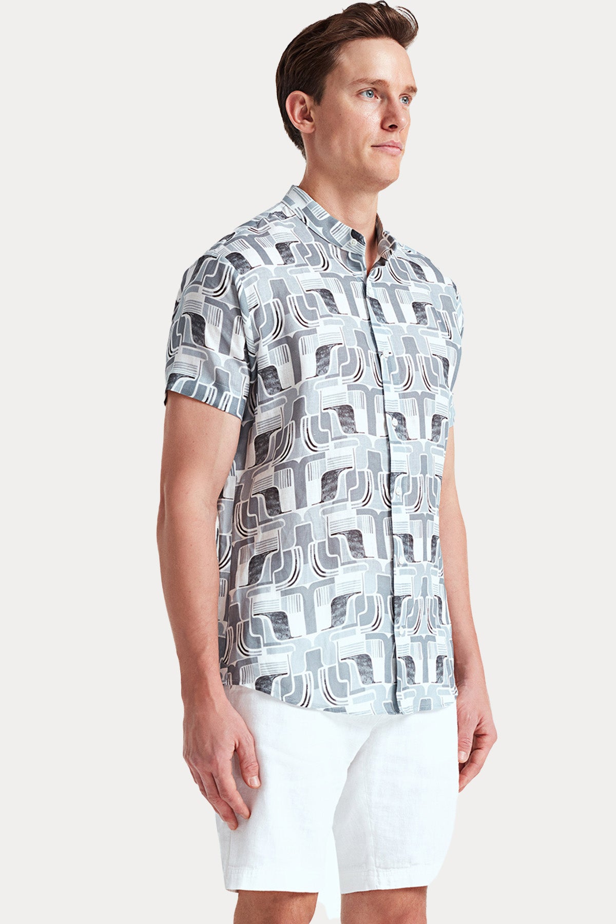 Bluemint Edmund Tapered Fit Yandan Cepli Keten Şort