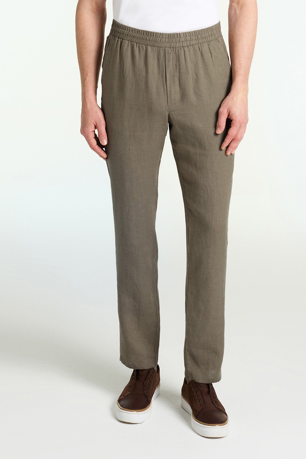 Bluemint Edan Comfortable Fit Keten Jogger Pantolon