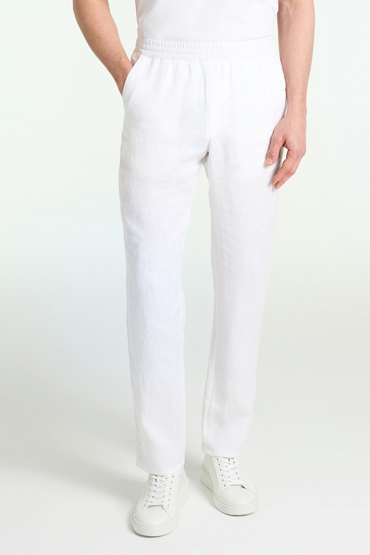 Bluemint Edan Comfortable Fit Keten Jogger Pantolon