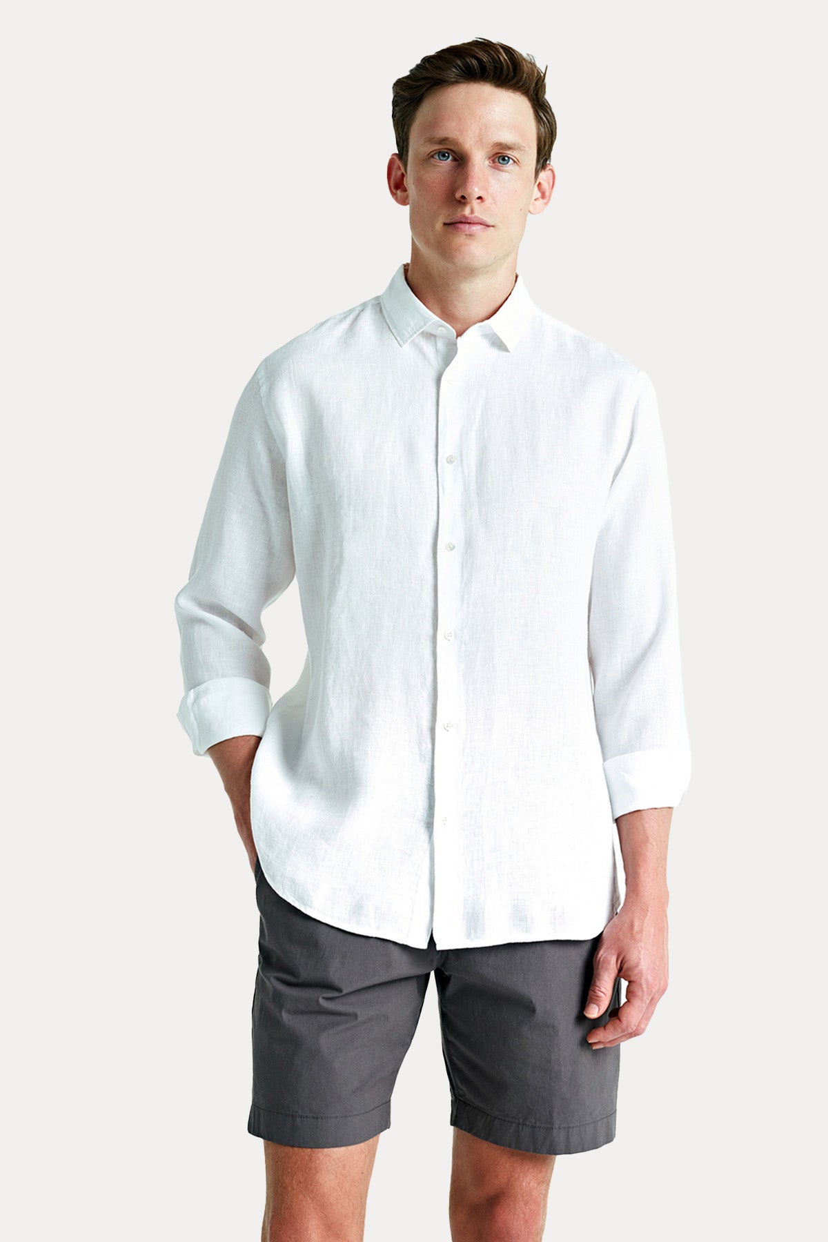 Bluemint Luca Comfort Fit Keten Gömlek