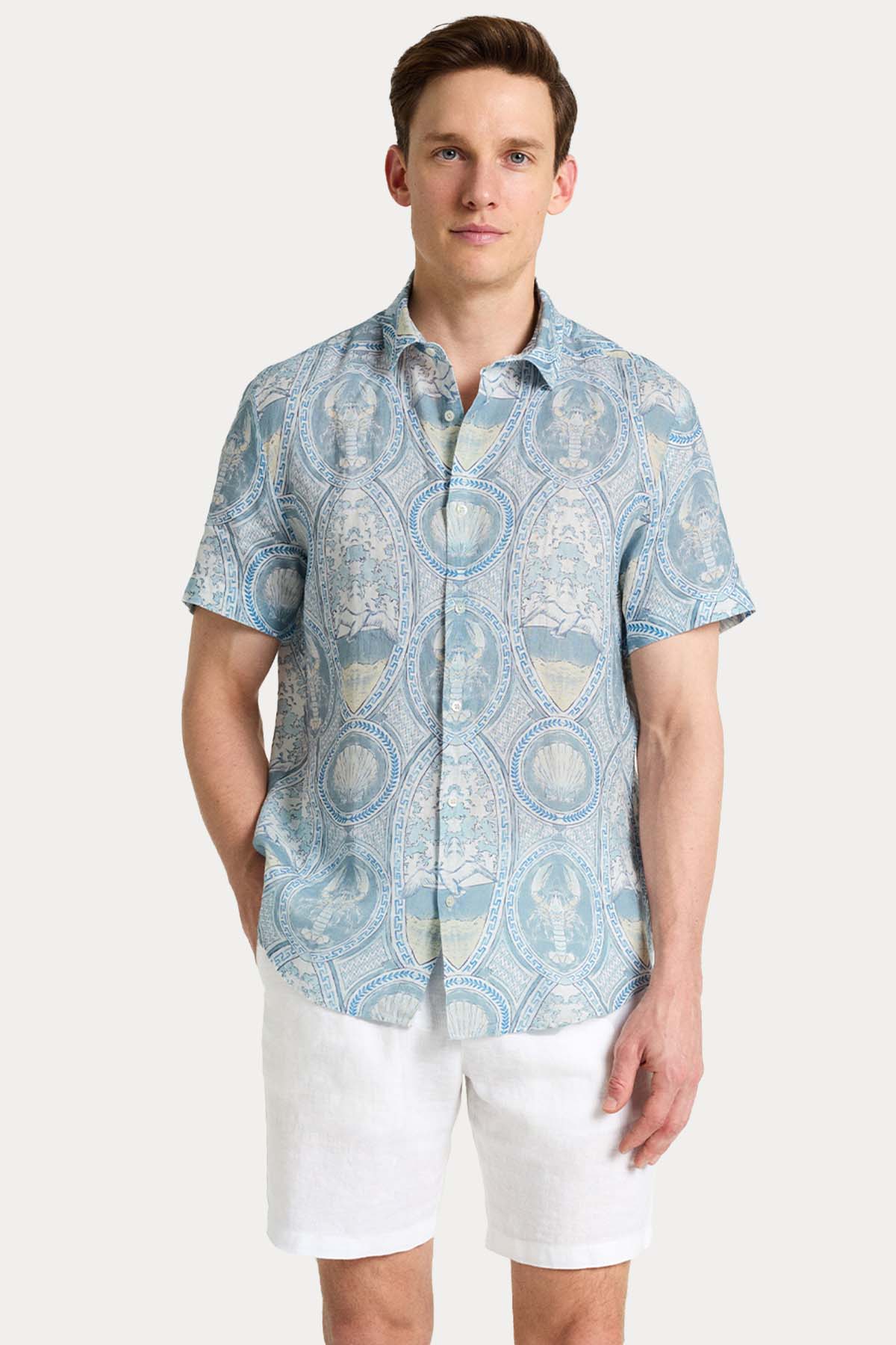 Bluemint Luca Comfort Fit Keten Gömlek