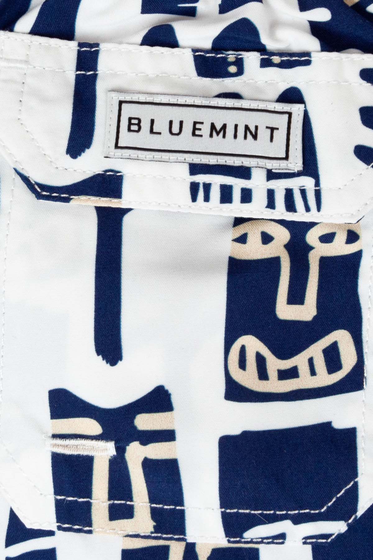 Bluemint Kids Arthus Boy White Mask Şort Mayo