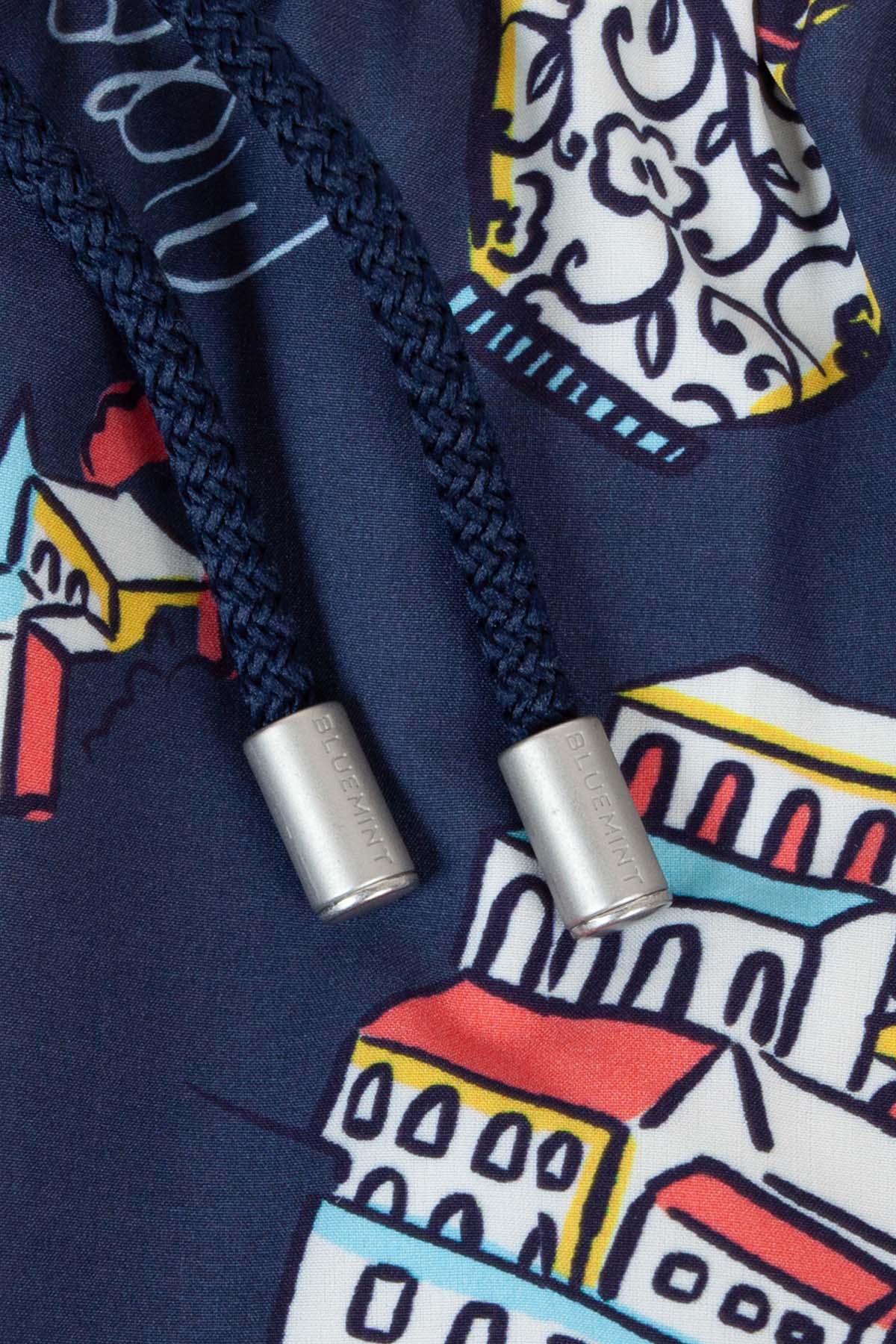 Bluemint Kids Arthus Boy Stretch Navy Spagetti Şort Mayo